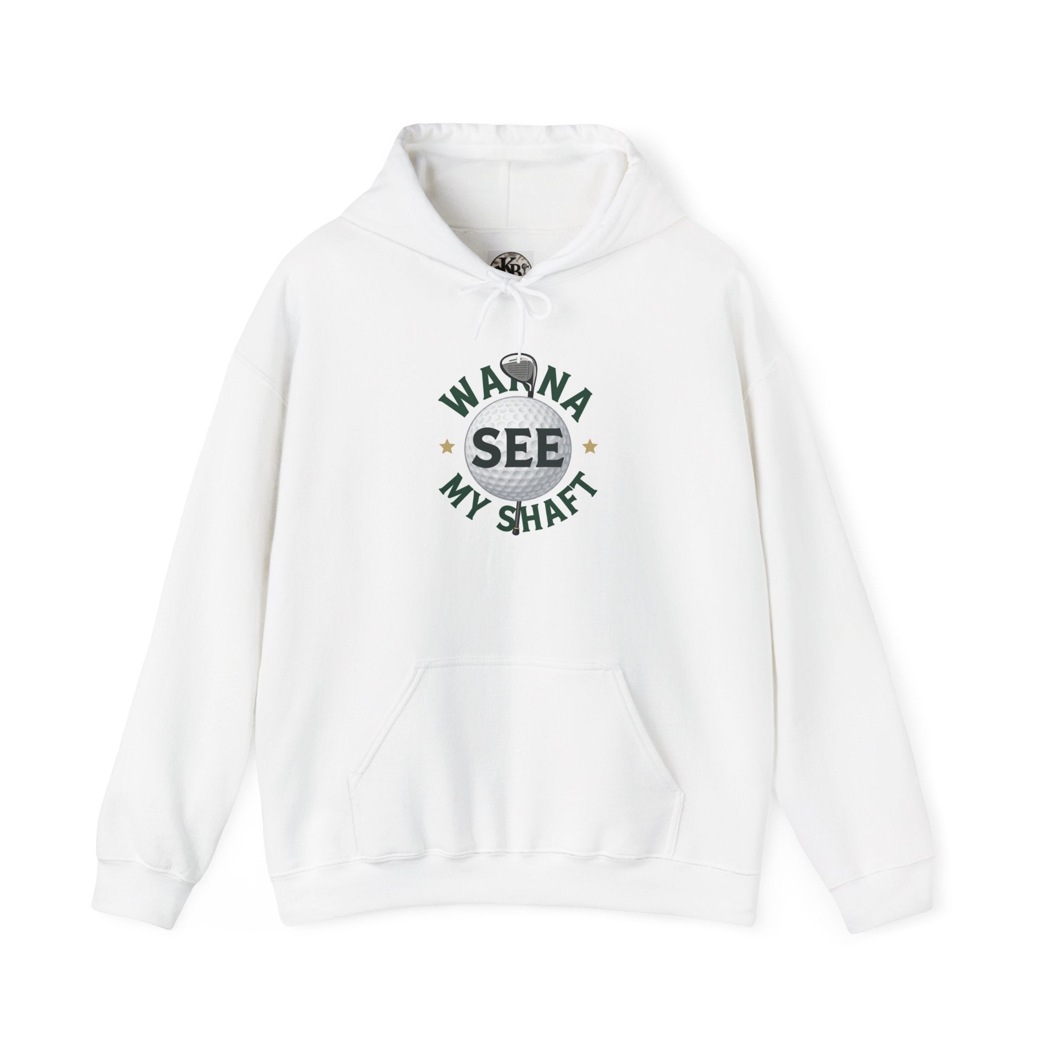 Hoodie — "Wanna See My Shaft" Funny Golfing Graphic Pullover