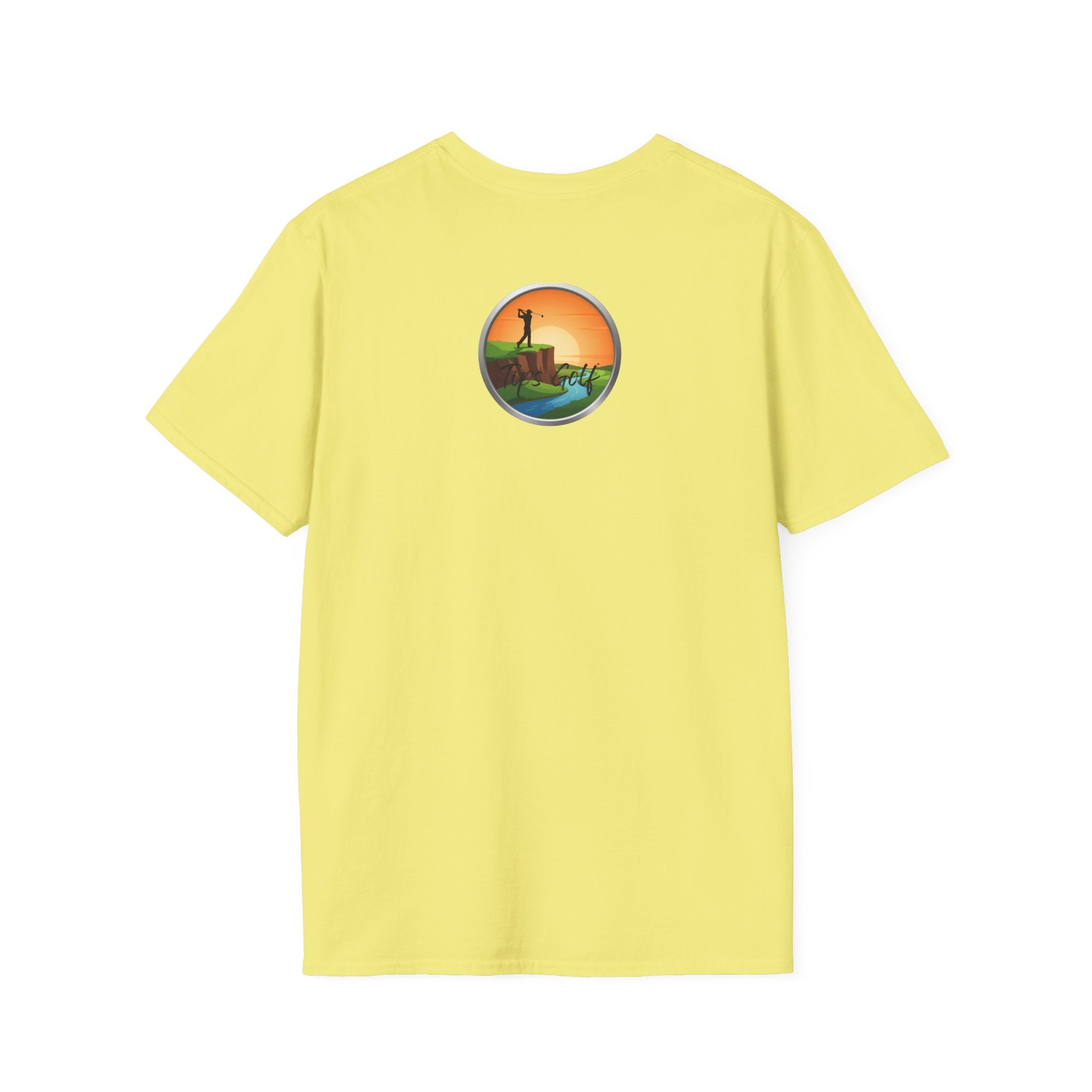 Golf Sunset River View T-Shirt — Scenic Golf Course Shirt