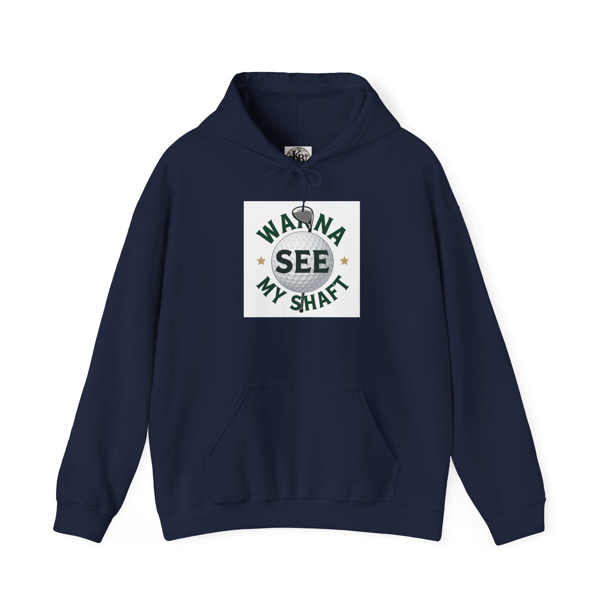 Hoodie — "Wanna See My Shaft" Funny Golfing Graphic Pullover
