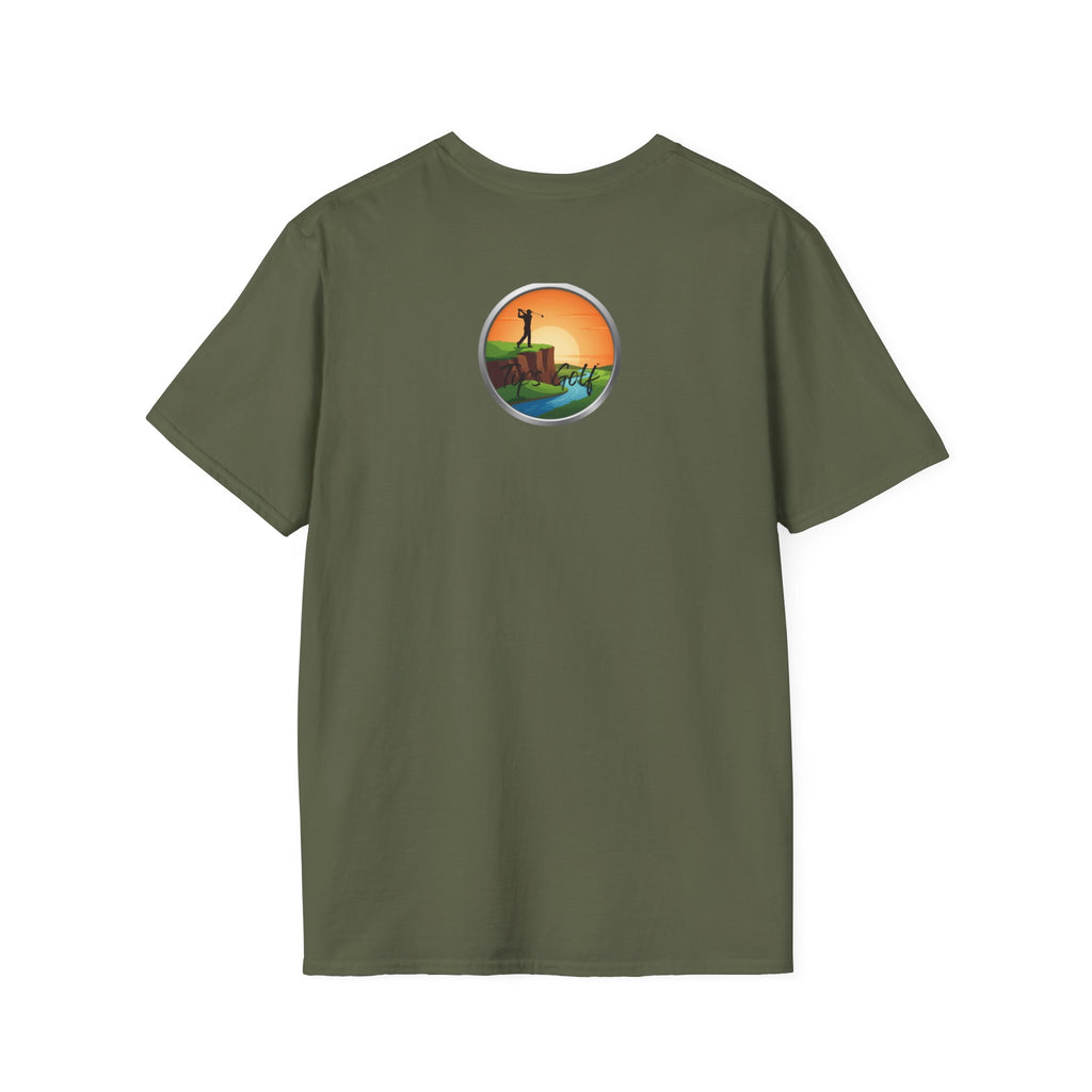 Golf Sunset River View T-Shirt — Scenic Golf Course Shirt