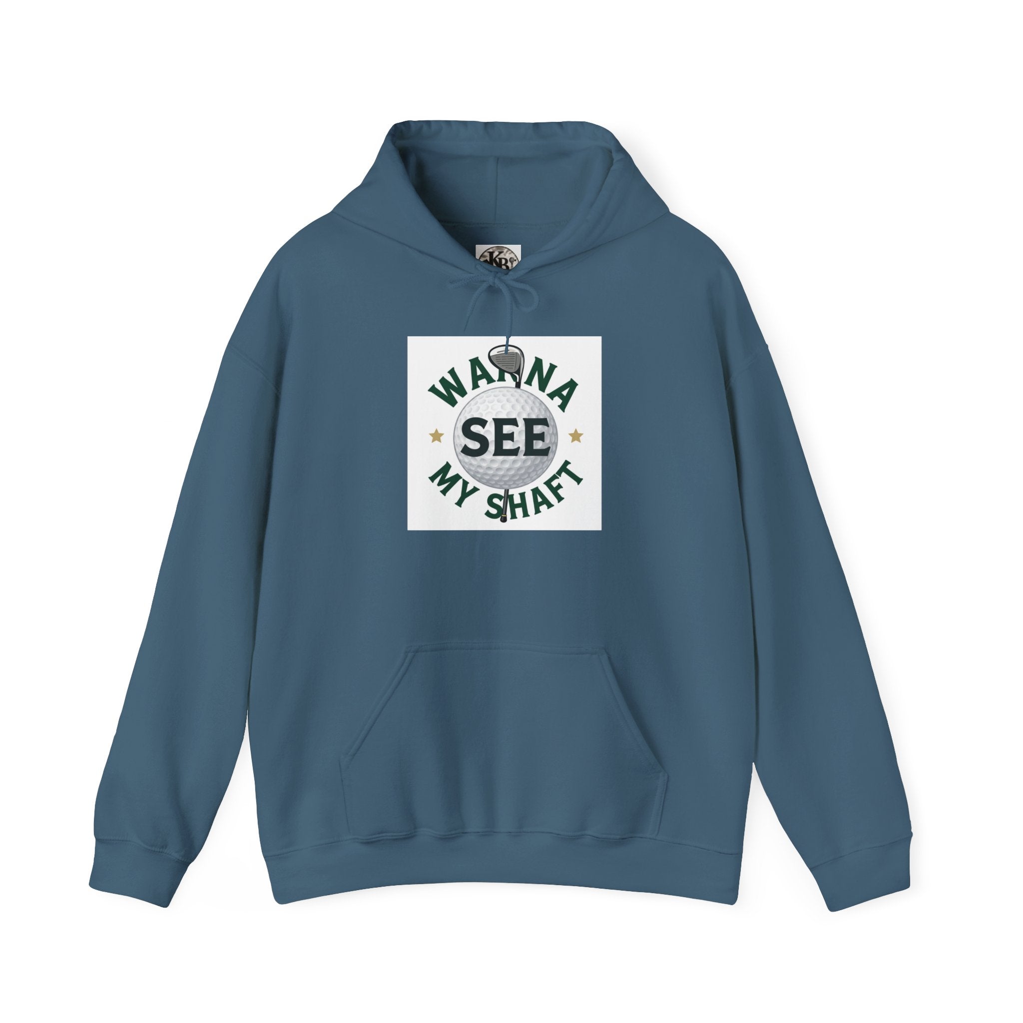 Hoodie — "Wanna See My Shaft" Funny Golfing Graphic Pullover