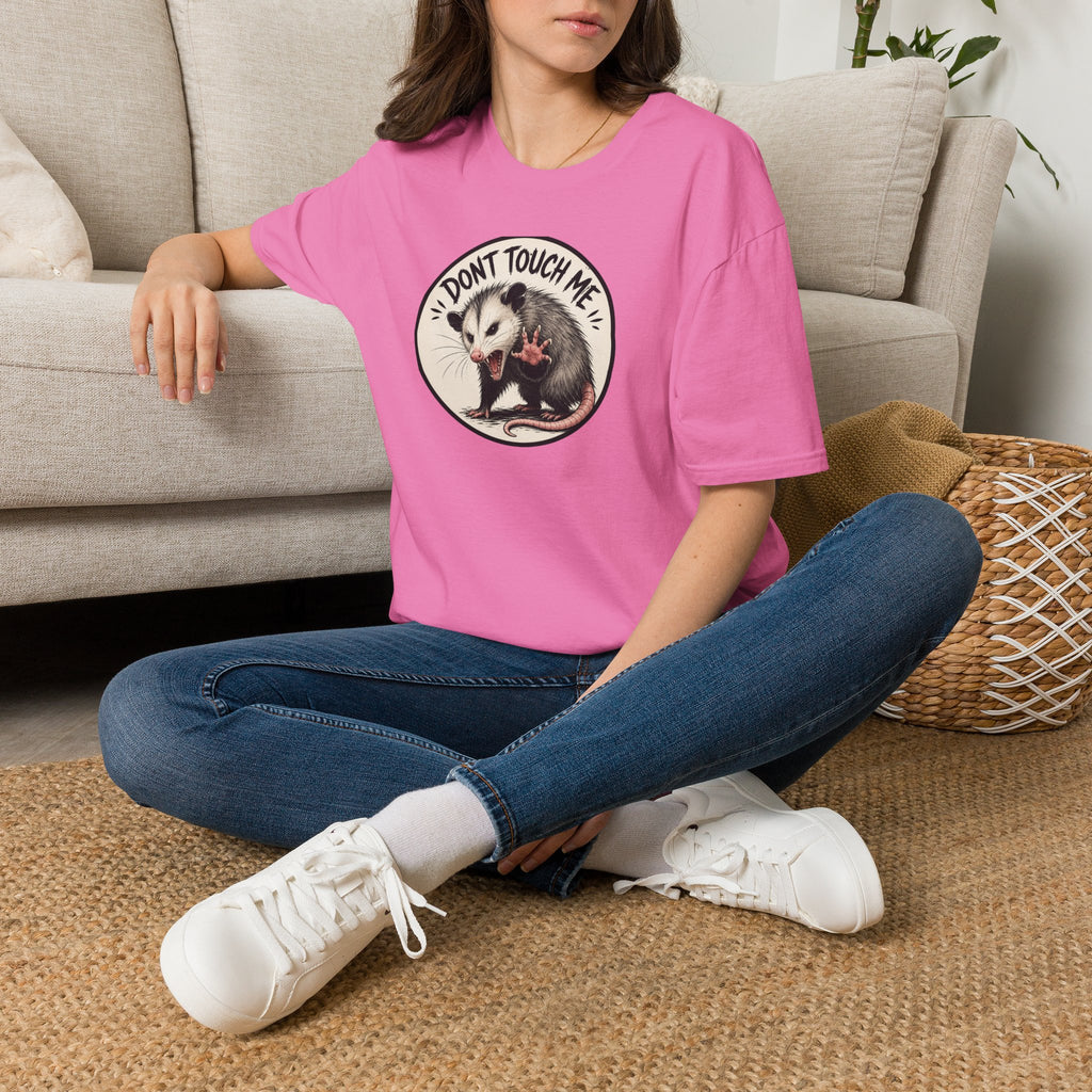 Don’t Touch Me Opossum T-Shirt | Cute Sass, Vintage Circle Design