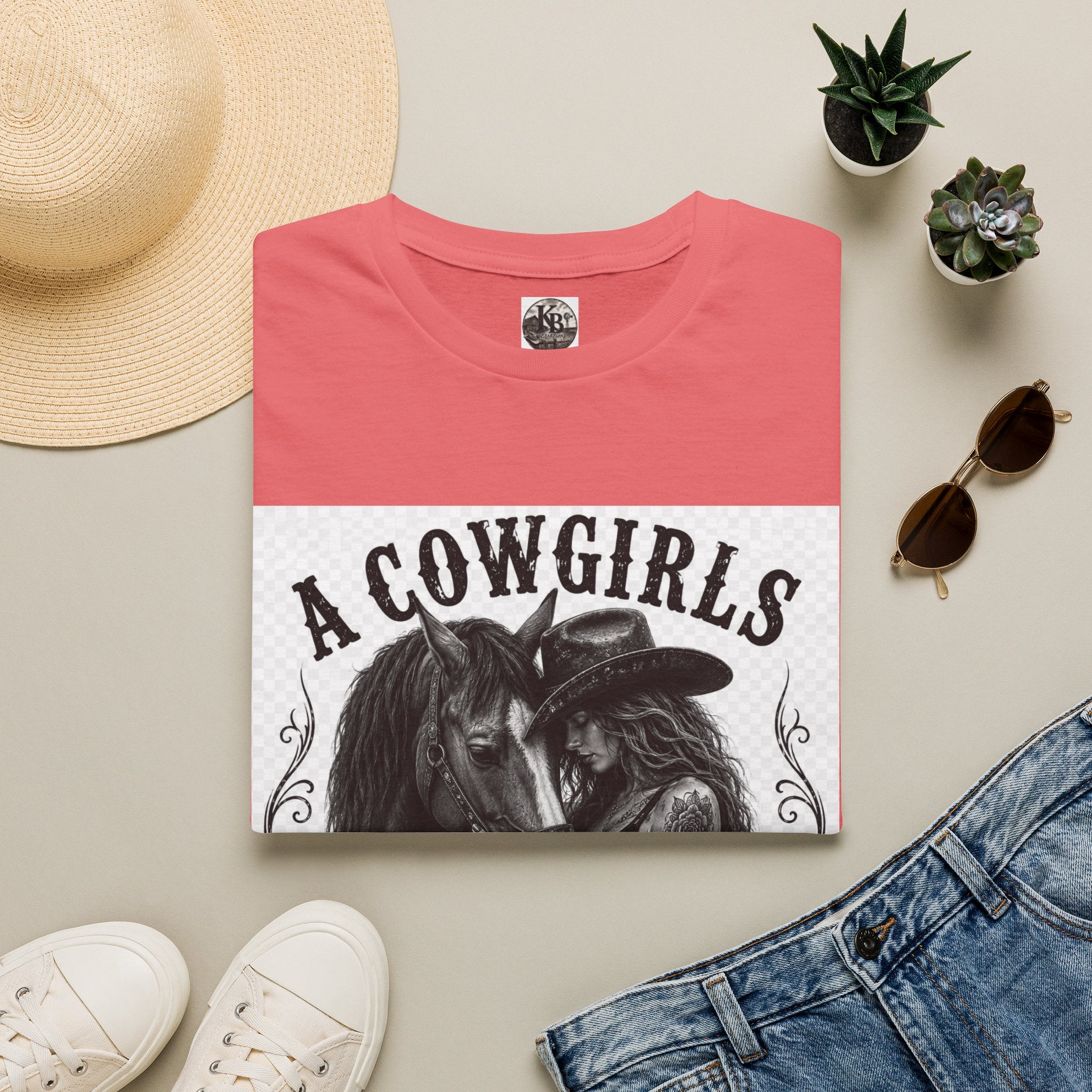 Cute Cowgirls Best Friend Tee