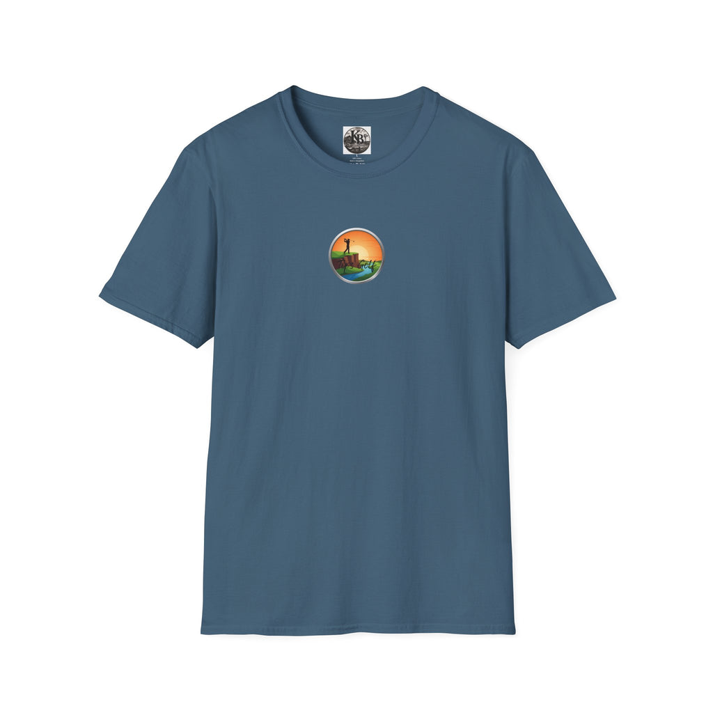 Golf Sunset River View T-Shirt — Scenic Golf Course Shirt