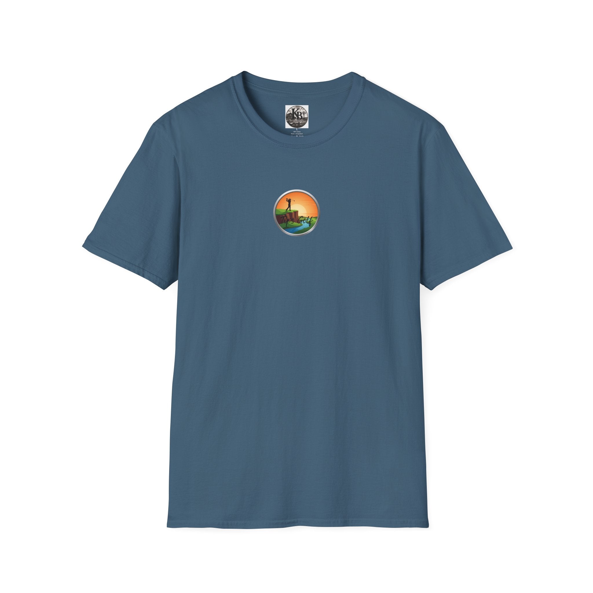 Golf Sunset River View T-Shirt — Scenic Golf Course Shirt