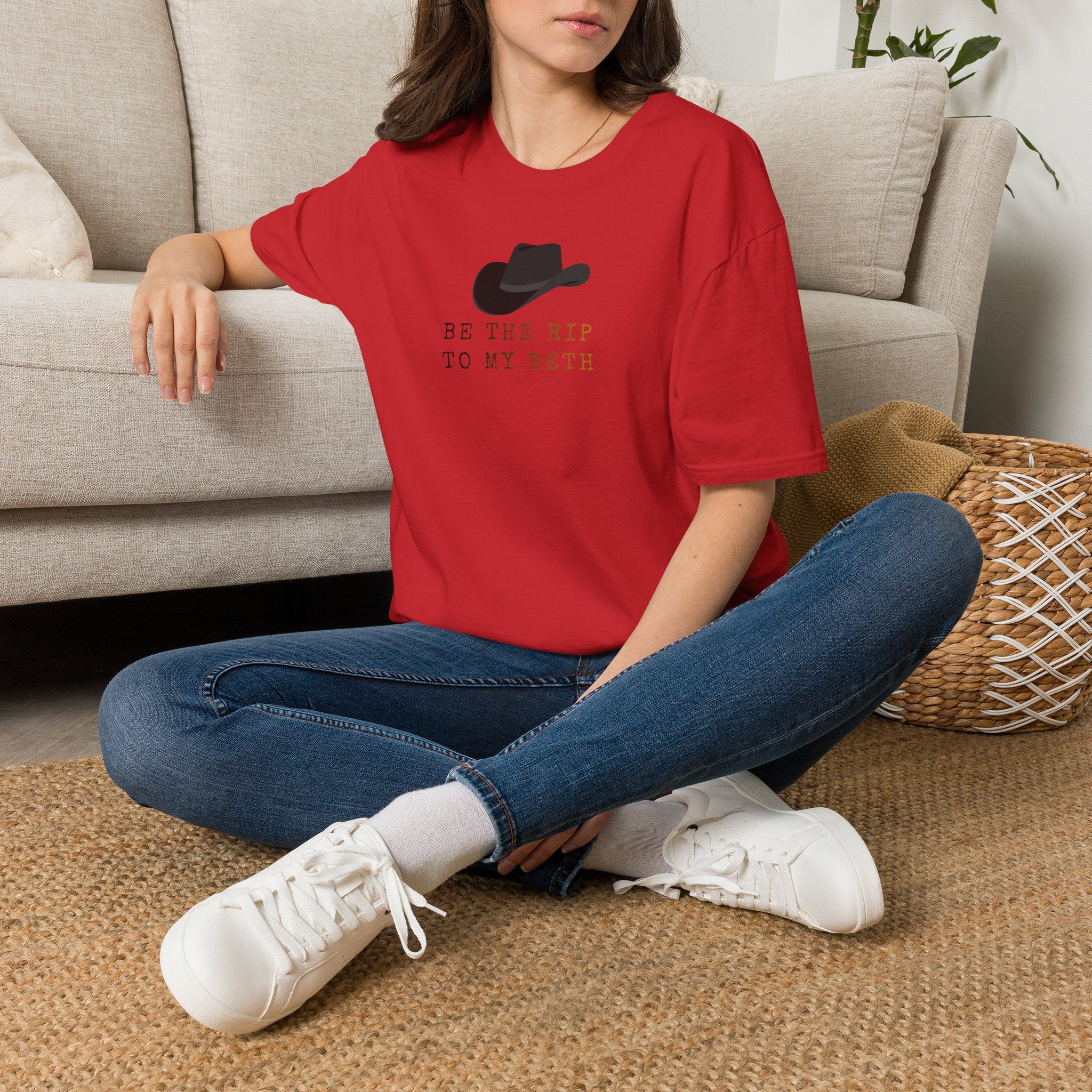 Be the Rip to My Beth T-Shirt | Cowboy Hat Graphic