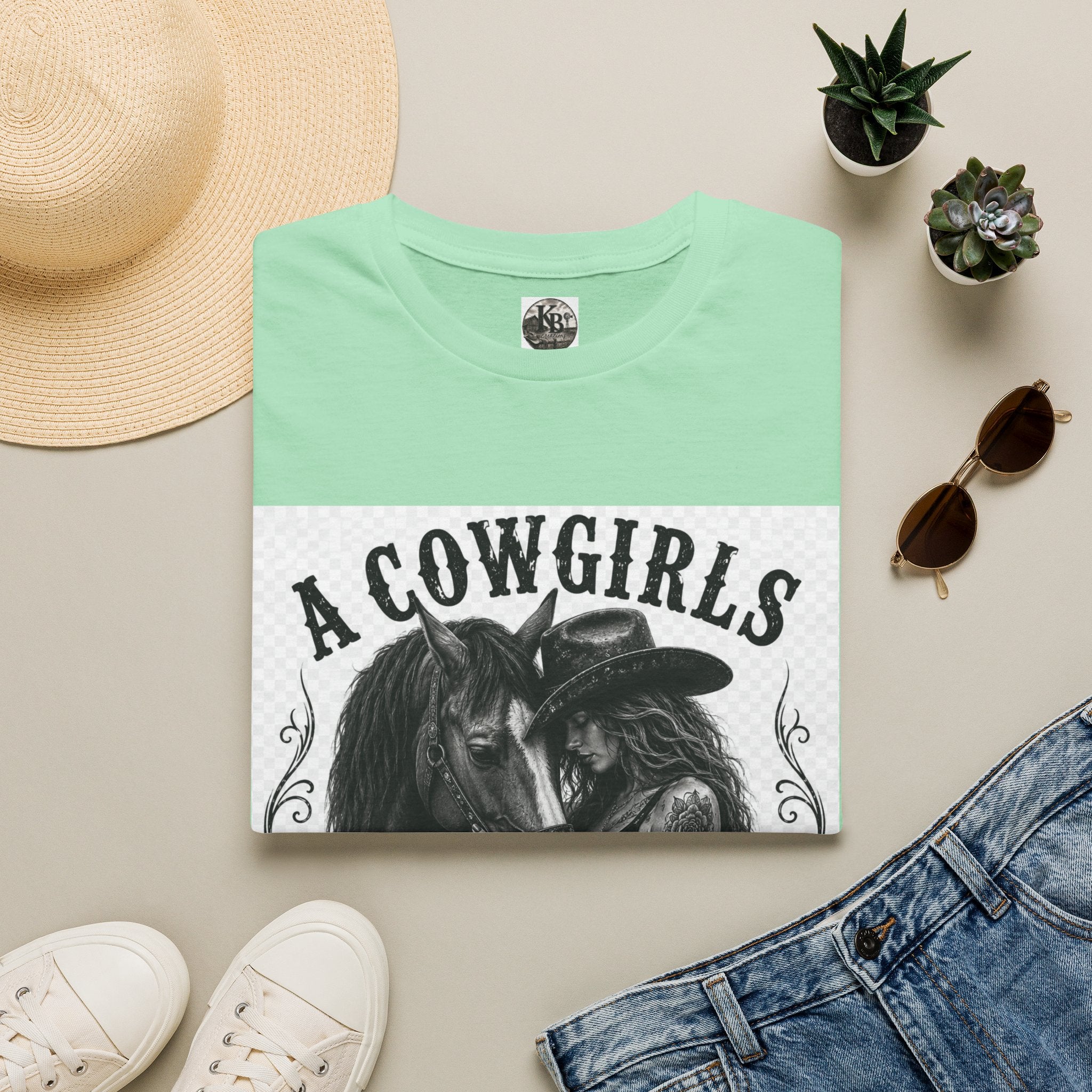 Cute Cowgirls Best Friend Tee