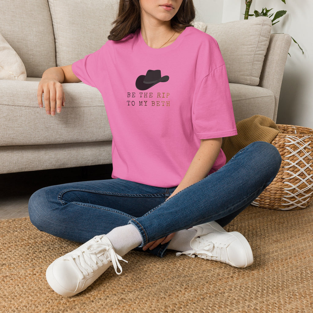 Be the Rip to My Beth T-Shirt | Cowboy Hat Graphic