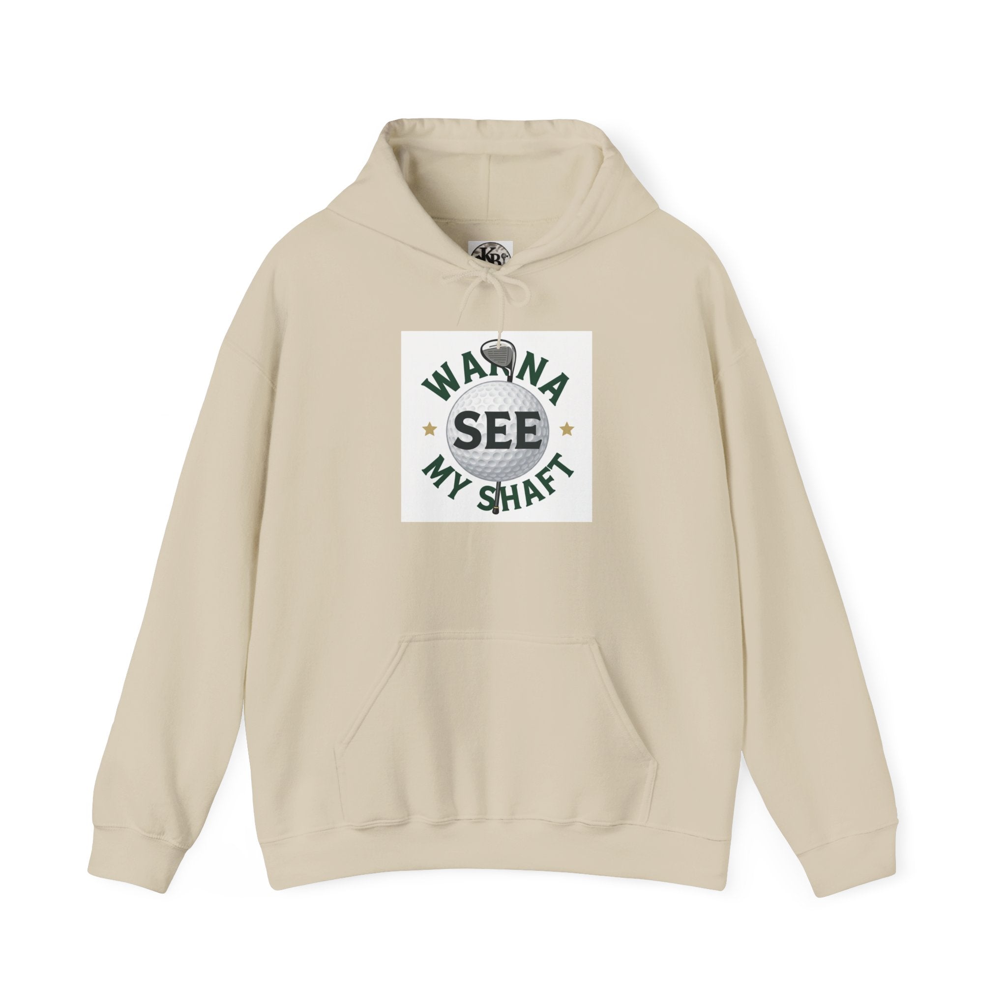 Hoodie — "Wanna See My Shaft" Funny Golfing Graphic Pullover