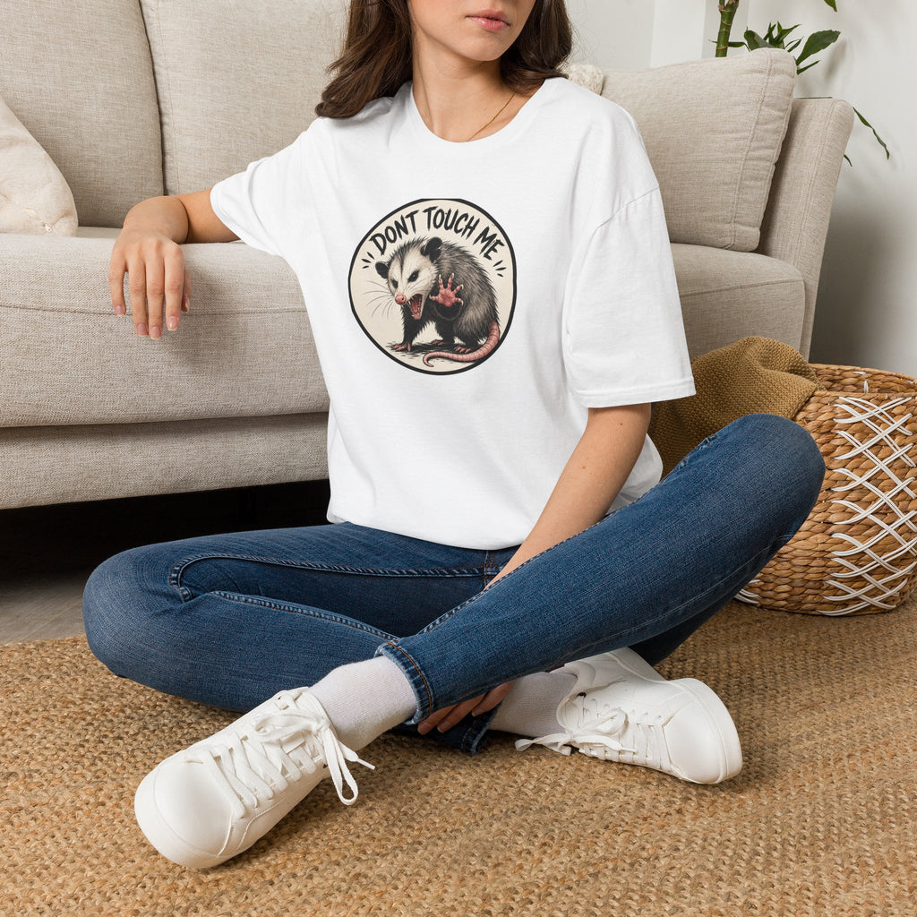 Don’t Touch Me Opossum T-Shirt | Cute Sass, Vintage Circle Design