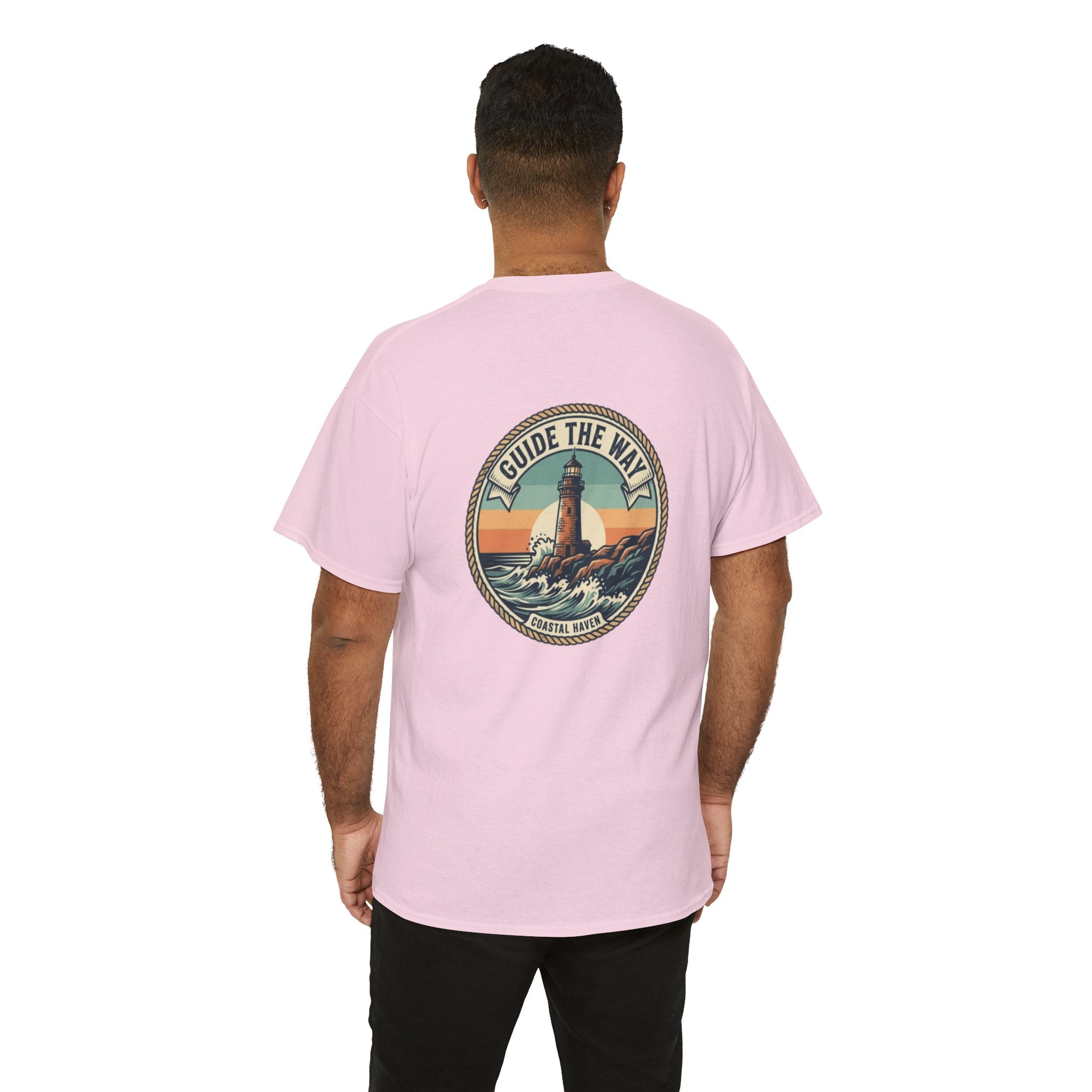 Guide the Way Lighthouse T-Shirt — Vintage Coastal Graphic Tee
