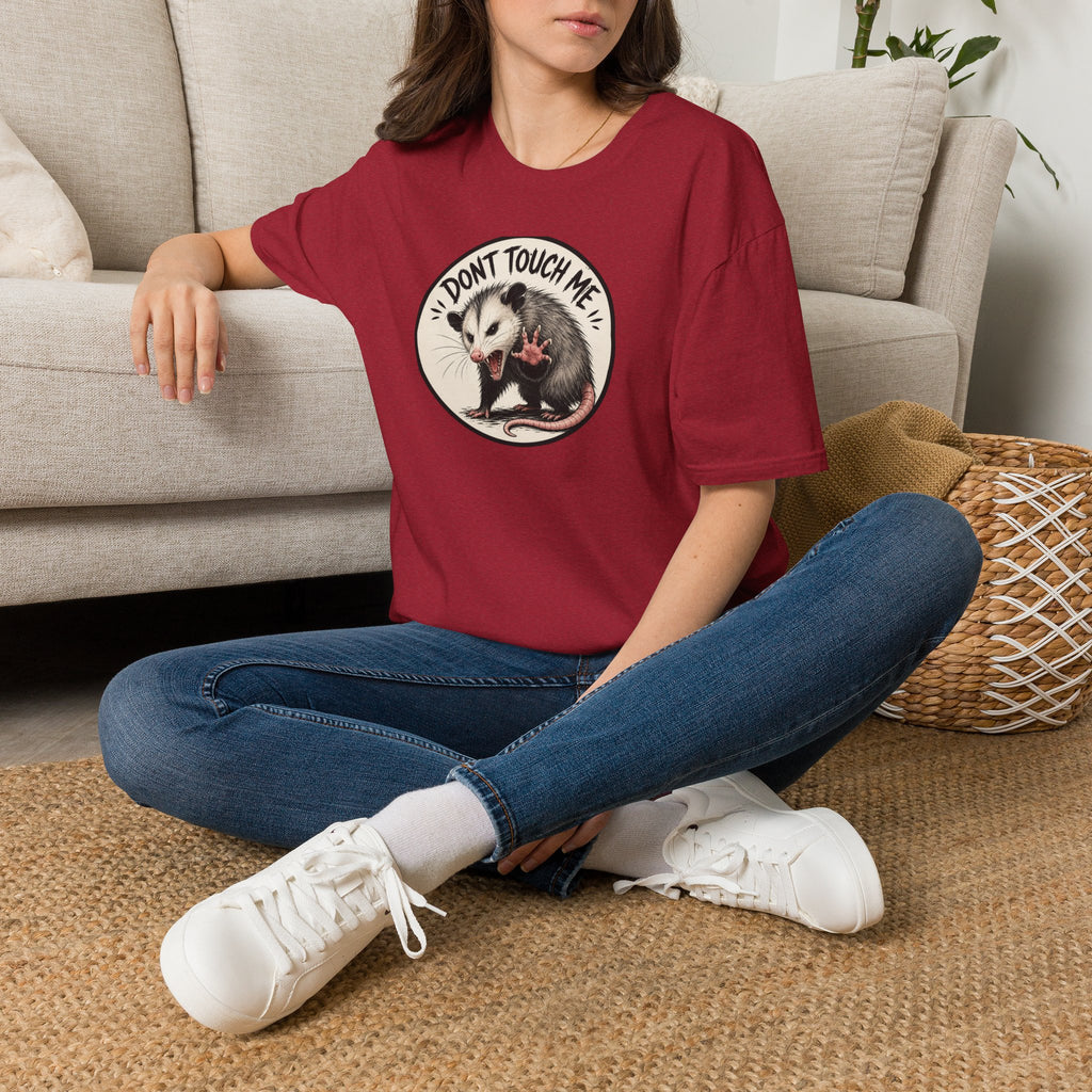 Don’t Touch Me Opossum T-Shirt | Cute Sass, Vintage Circle Design