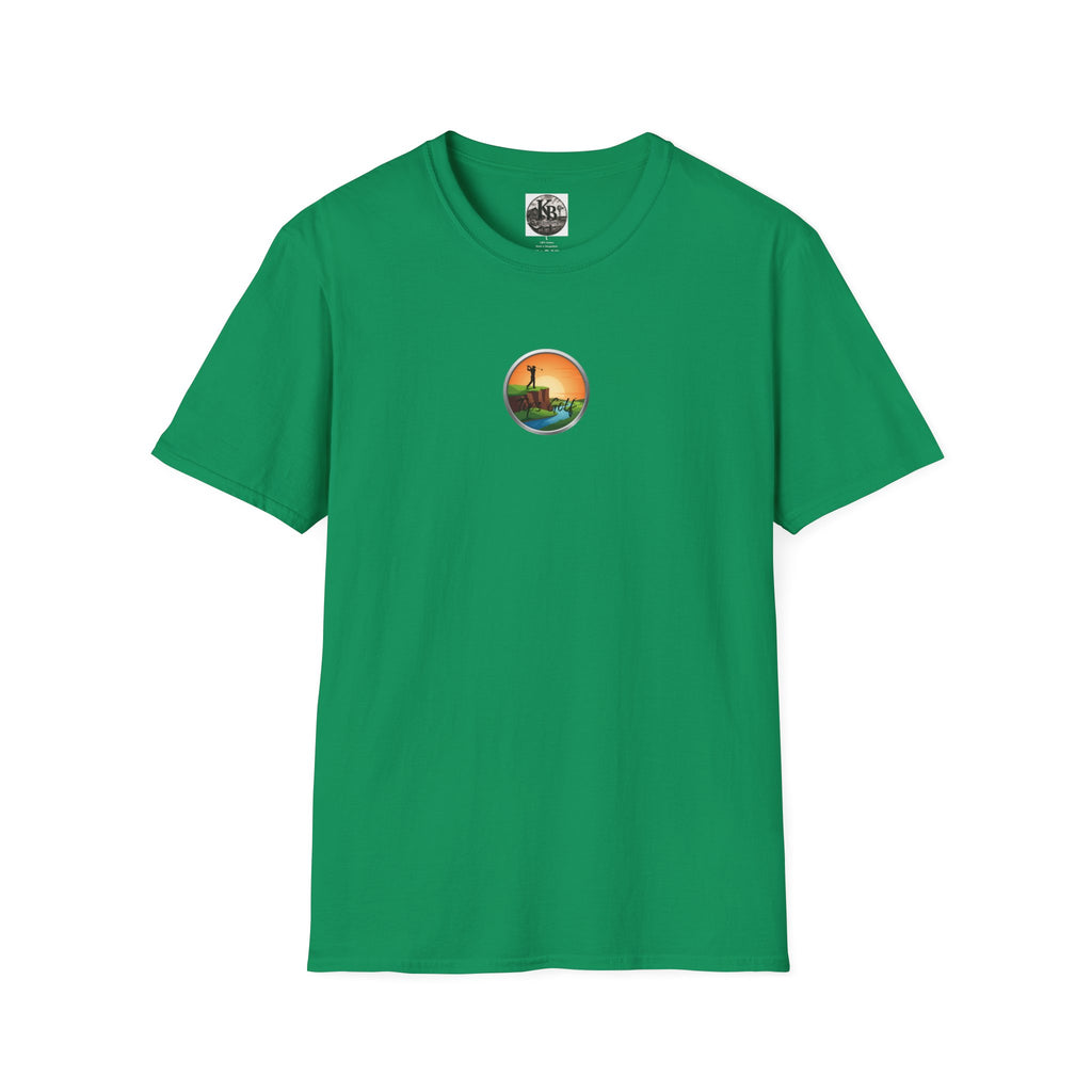 Golf Sunset River View T-Shirt — Scenic Golf Course Shirt