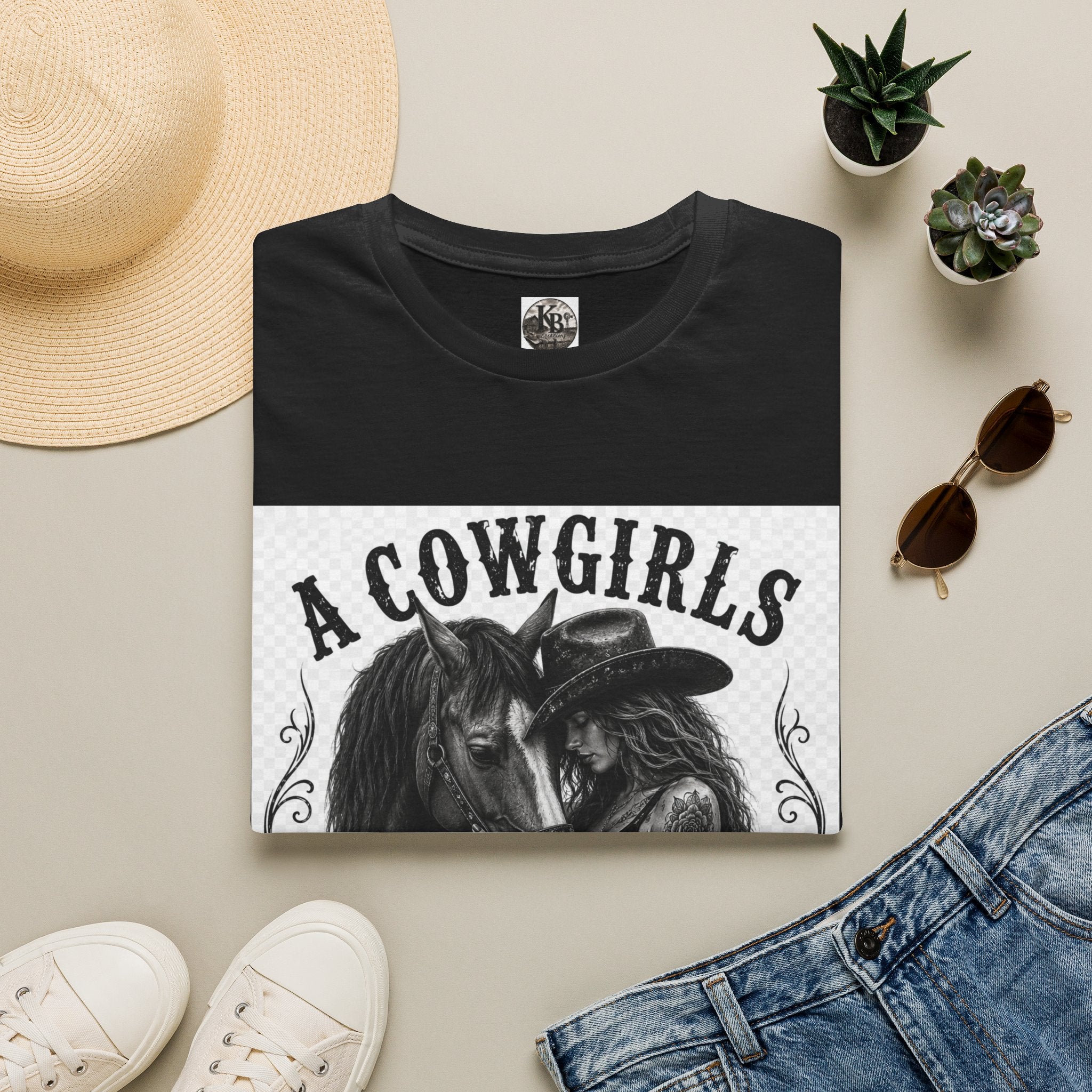 Cute Cowgirls Best Friend Tee