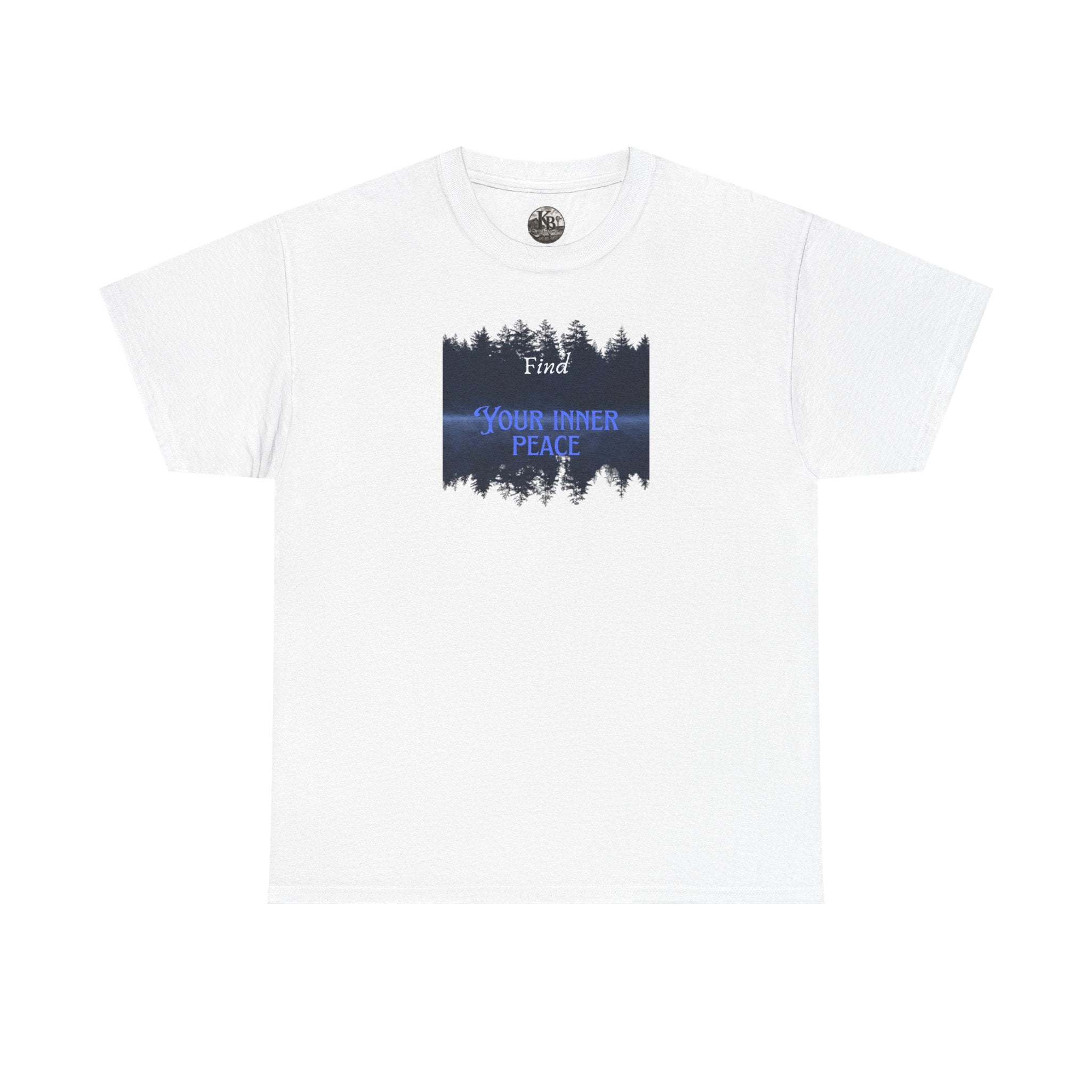 Find Your Inner Peace Tee | Forest Reflection Graphic Shirt