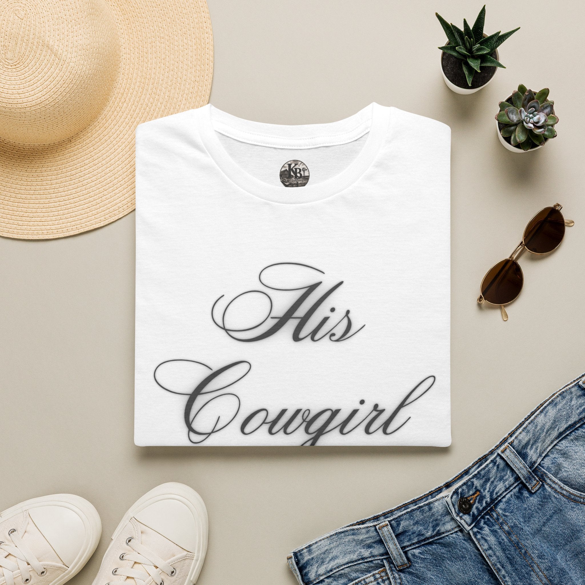 His Cowgirl T-Shirt — Cute Matching Couples Western Tee