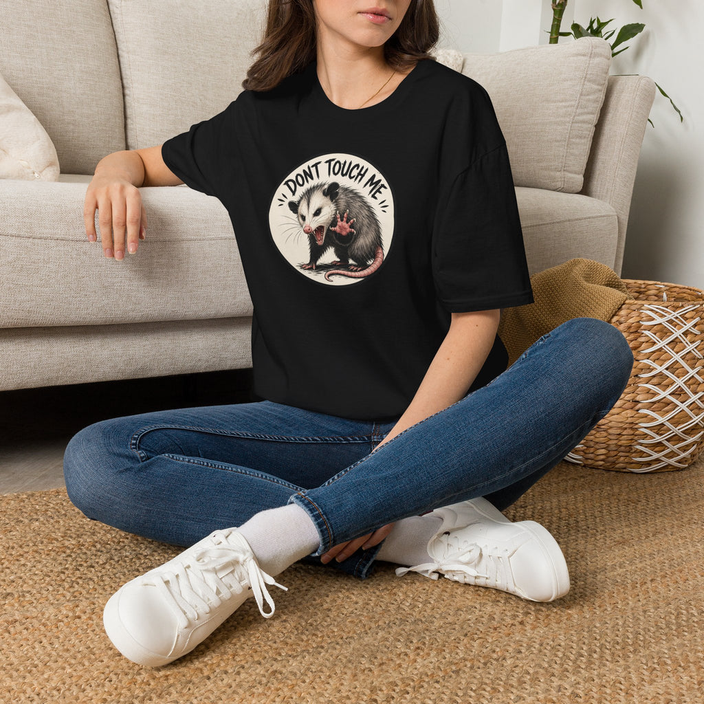 Don’t Touch Me Opossum T-Shirt | Cute Sass, Vintage Circle Design