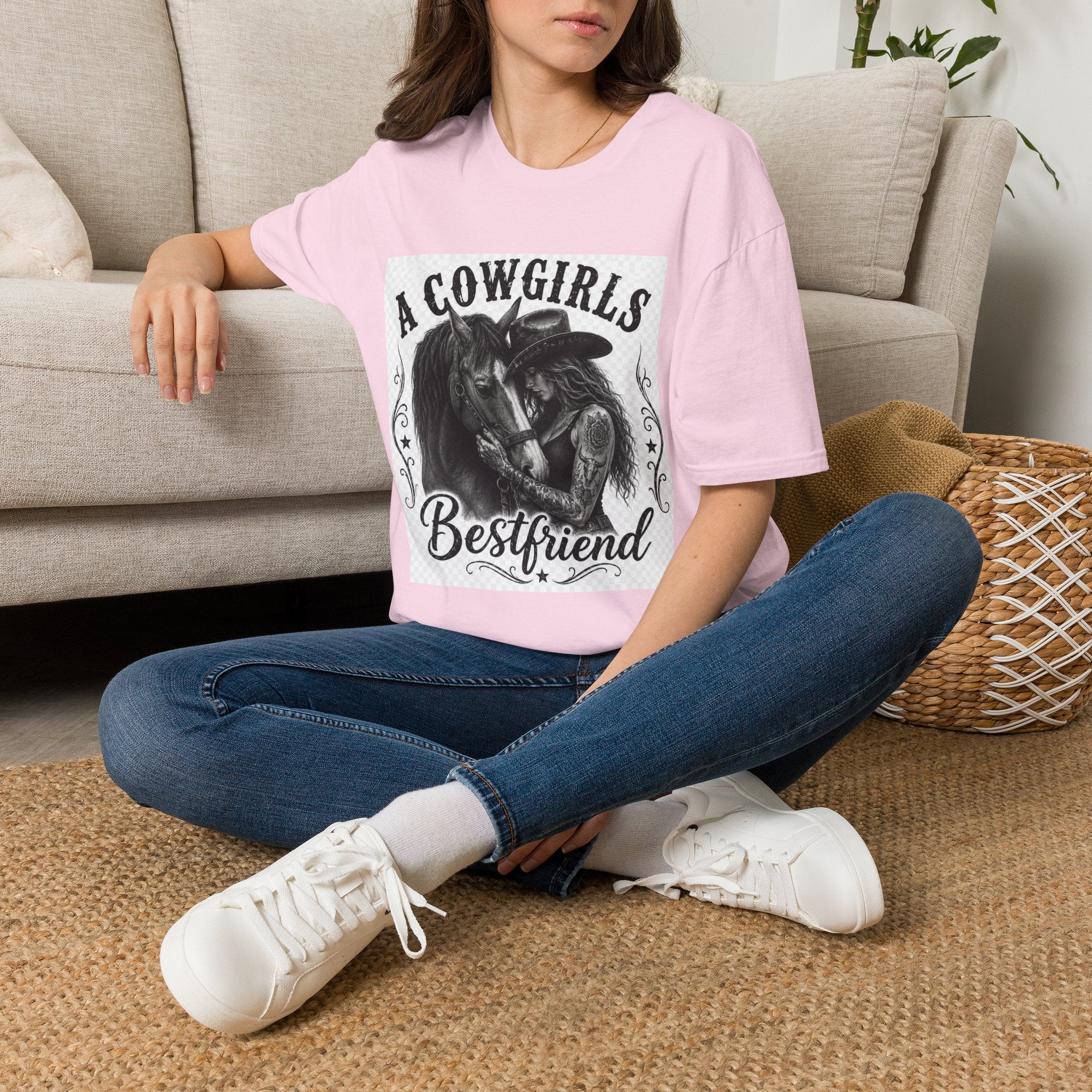 Cute Cowgirls Best Friend Tee