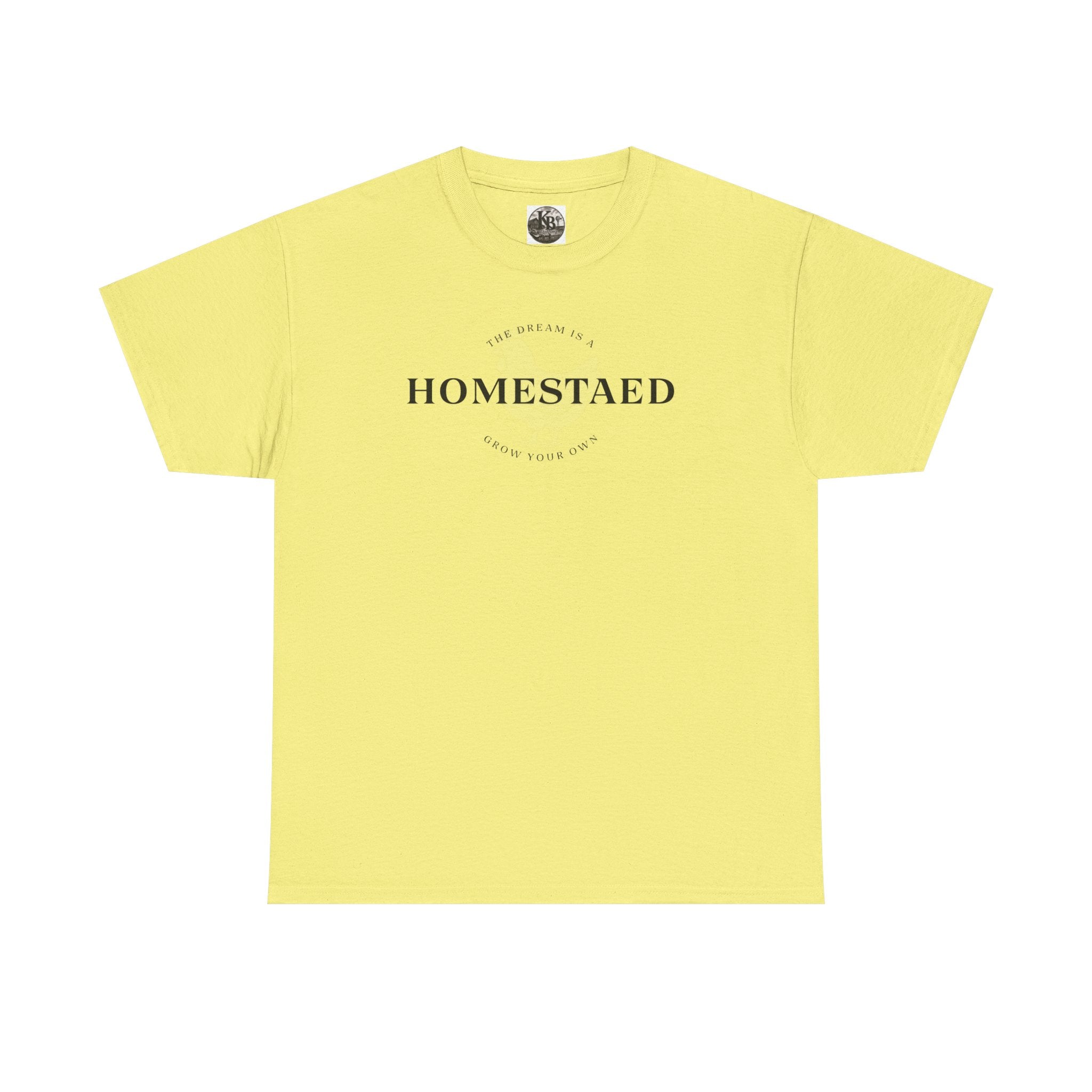 Homestead Logo Tee | Rustic Farmhouse Typography T-Shirt