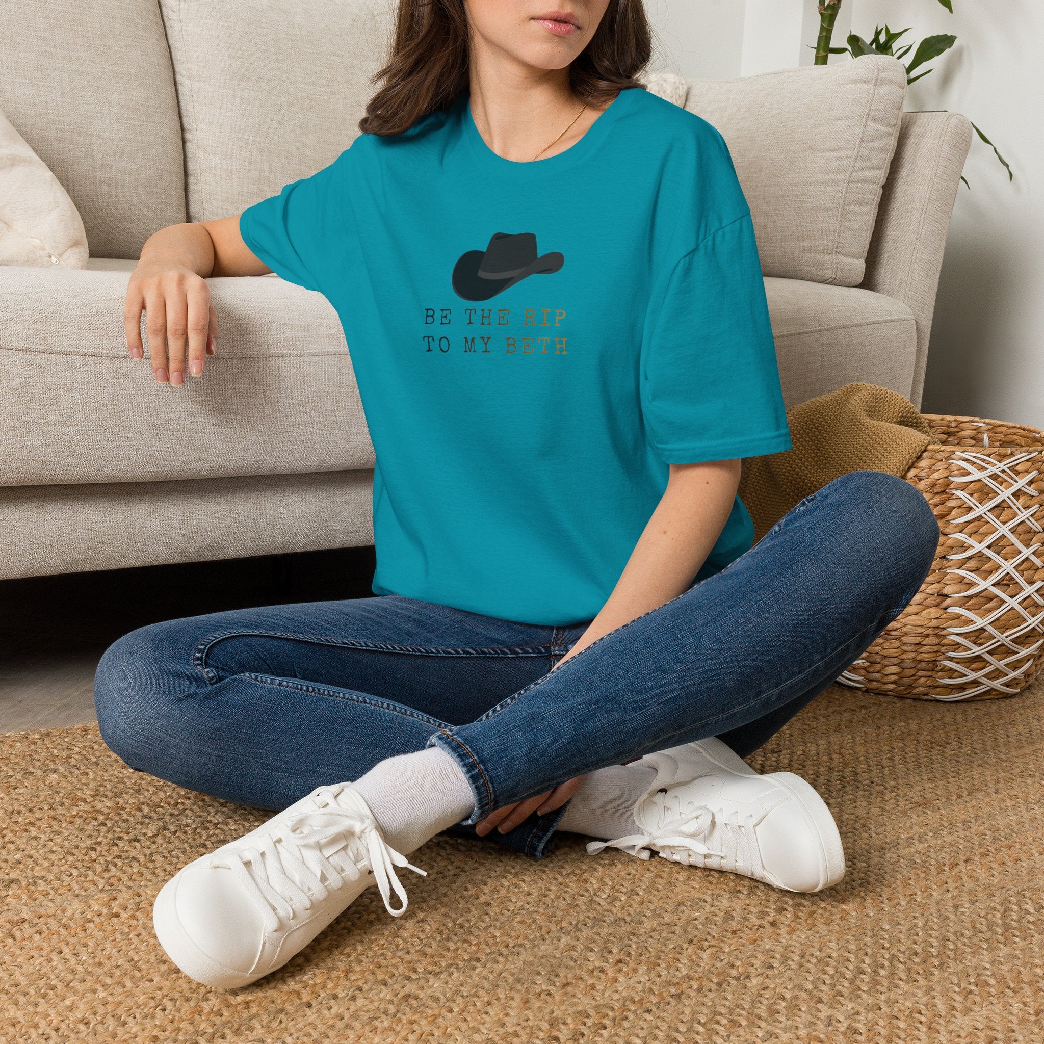 Be the Rip to My Beth T-Shirt | Cowboy Hat Graphic