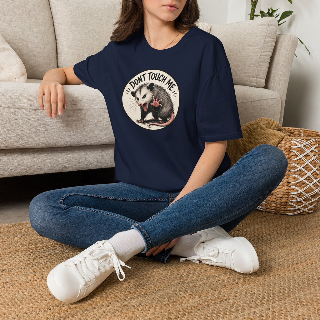 Don’t Touch Me Opossum T-Shirt | Cute Sass, Vintage Circle Design