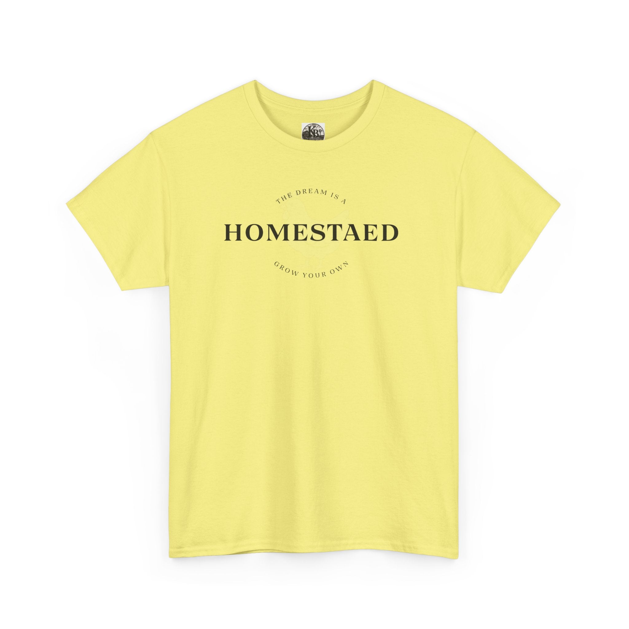 Homestead Logo Tee | Rustic Farmhouse Typography T-Shirt