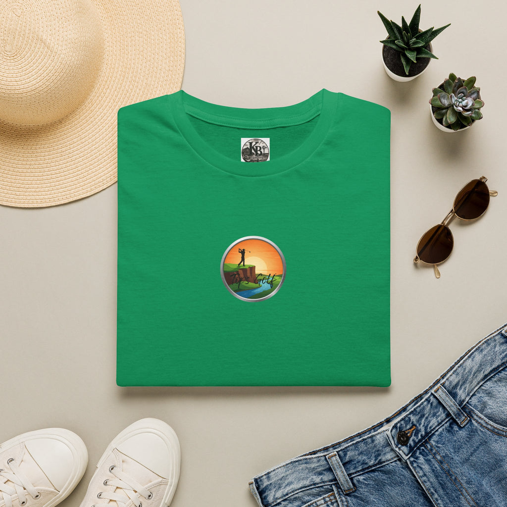 Golf Sunset River View T-Shirt — Scenic Golf Course Shirt