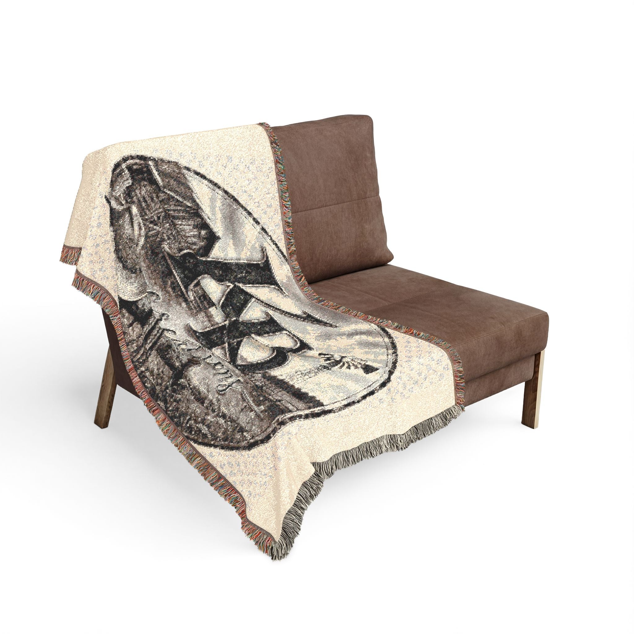 KB Farmhouse Logo Throw Blanket