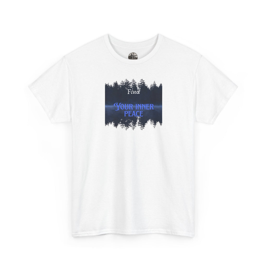 Find Your Inner Peace Tee | Forest Reflection Graphic Shirt