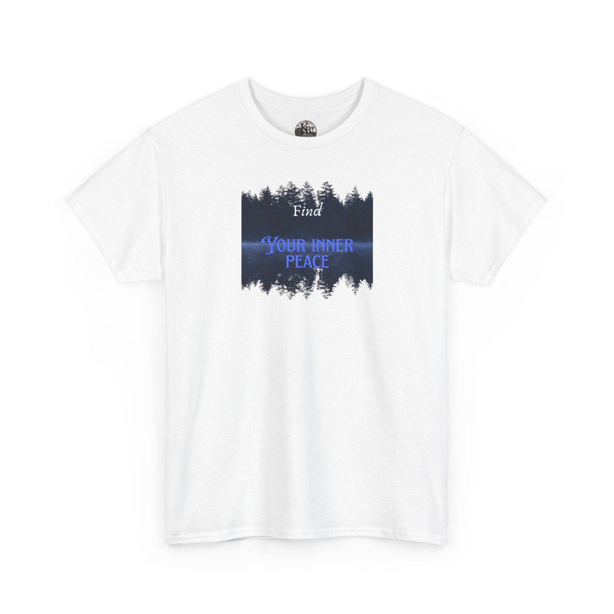 Find Your Inner Peace Tee | Forest Reflection Graphic Shirt