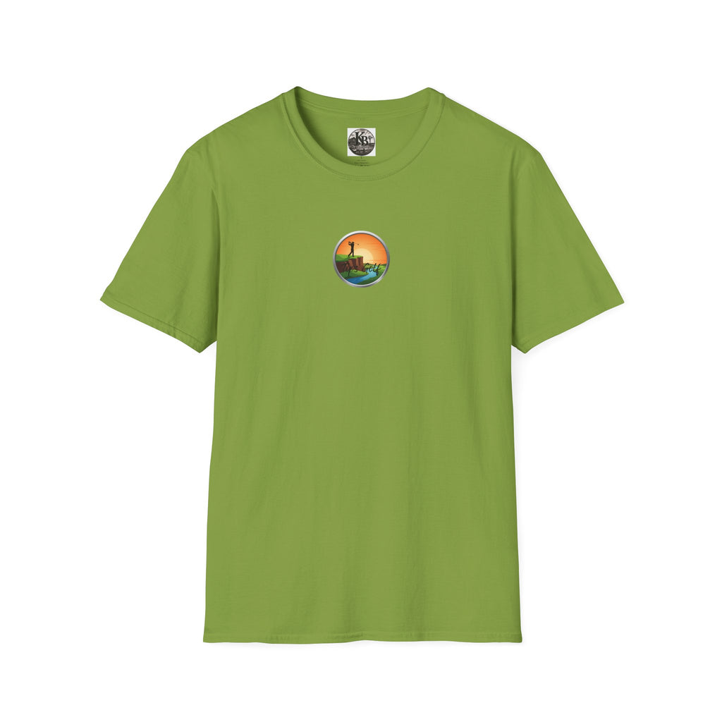 Golf Sunset River View T-Shirt — Scenic Golf Course Shirt