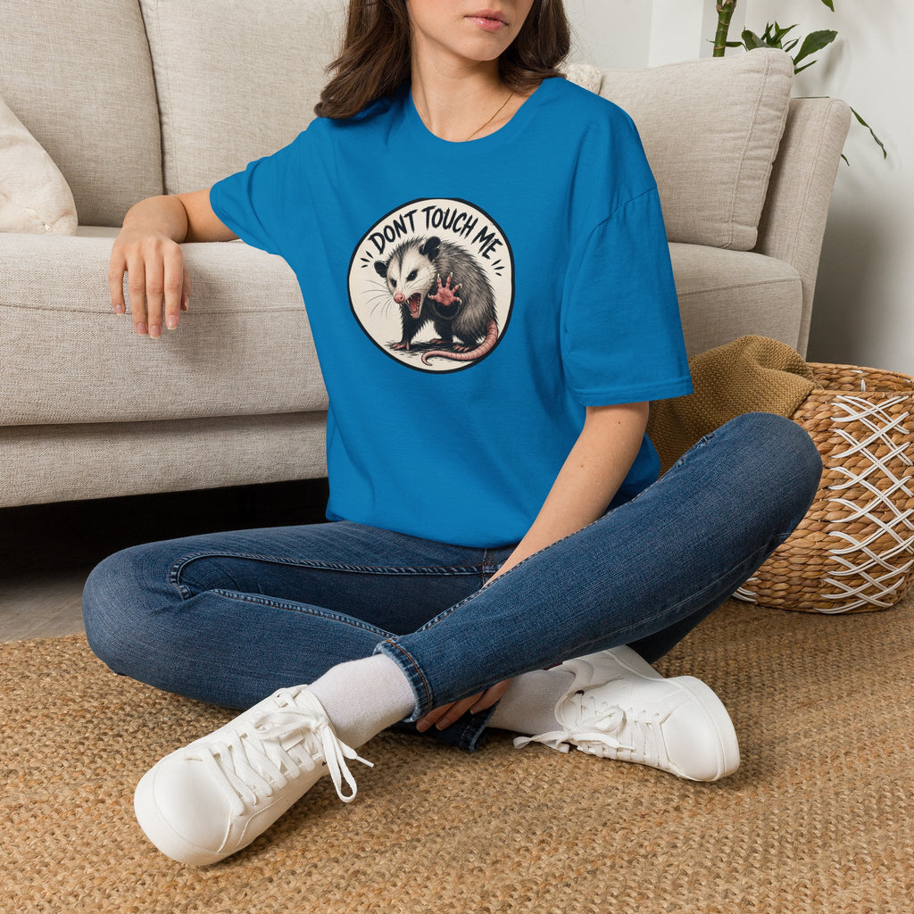 Don’t Touch Me Opossum T-Shirt | Cute Sass, Vintage Circle Design
