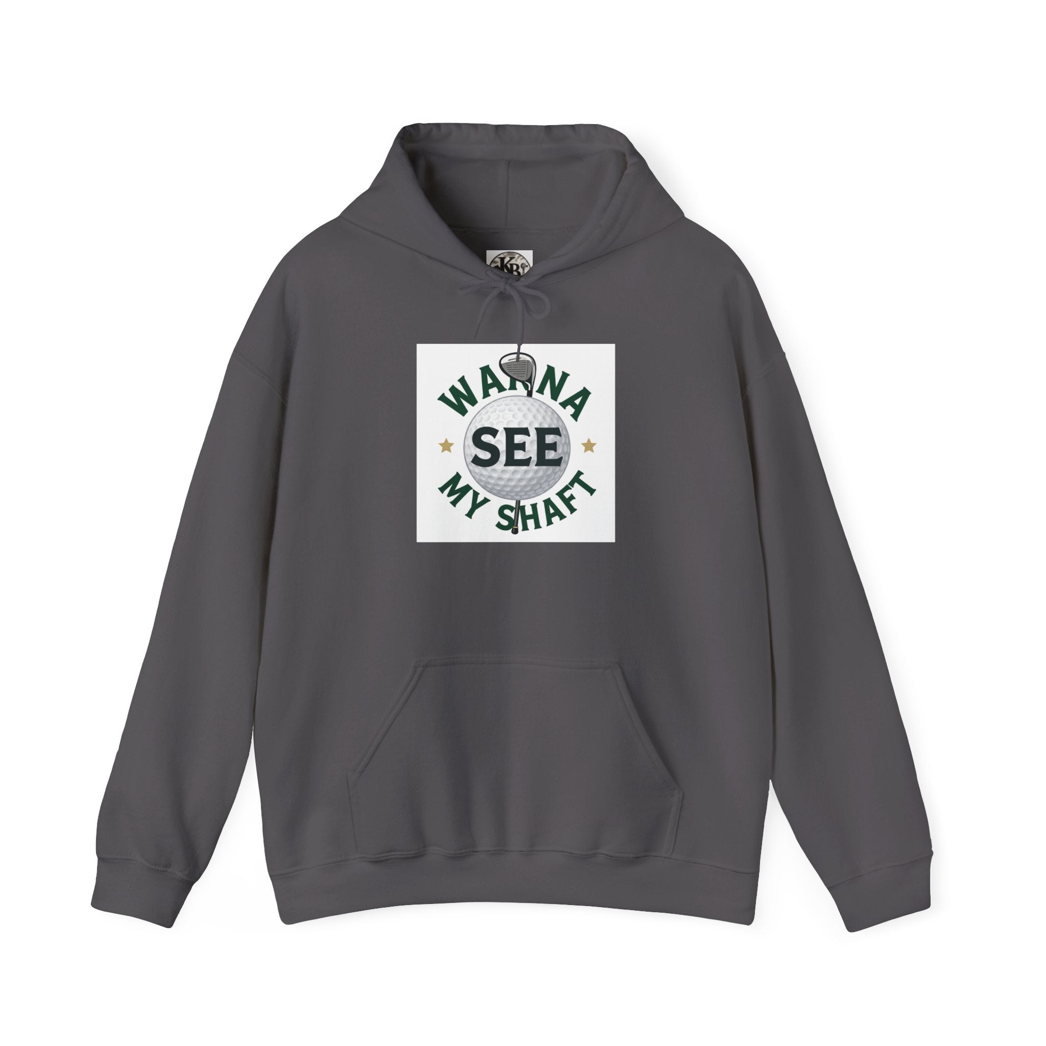 Hoodie — "Wanna See My Shaft" Funny Golfing Graphic Pullover