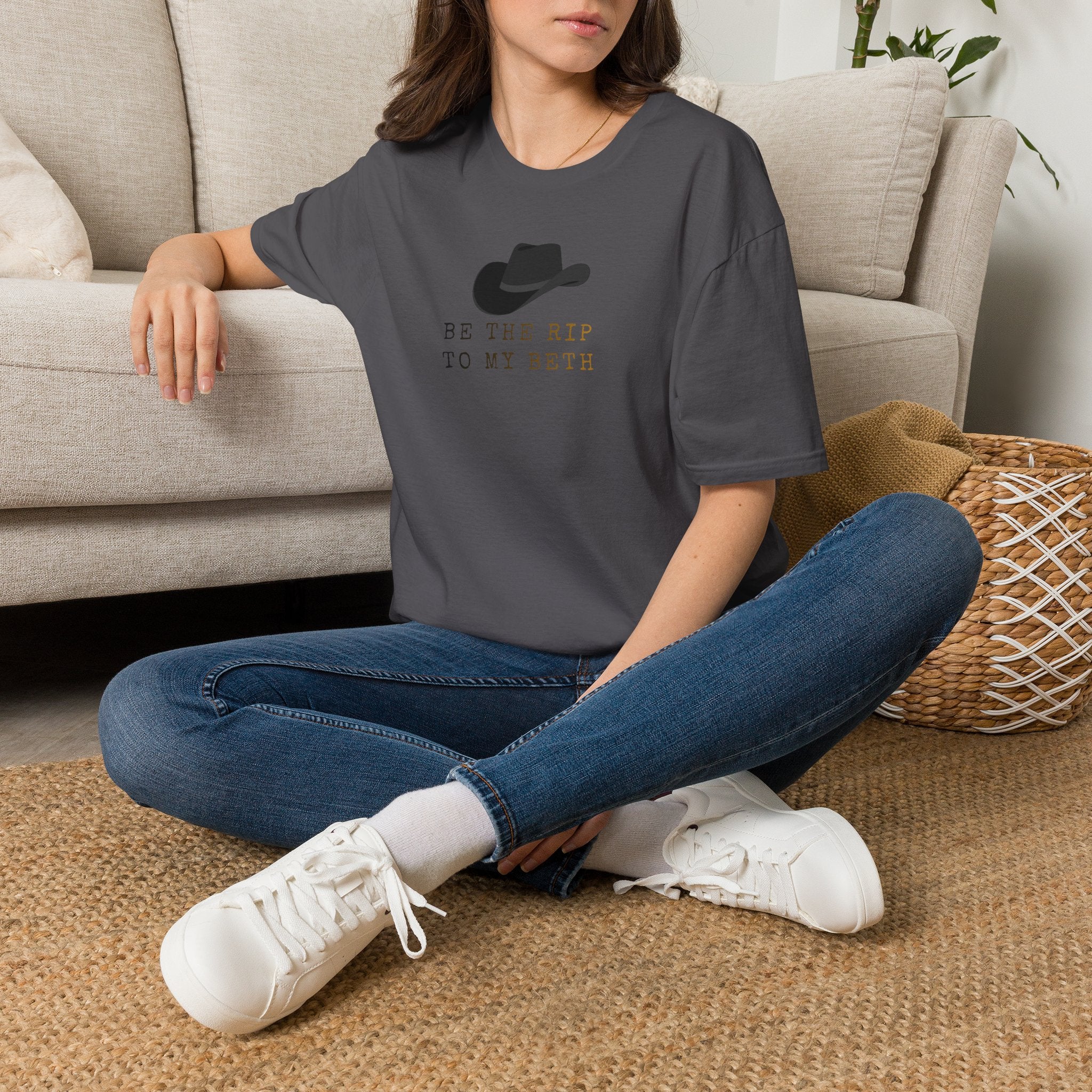 Be the Rip to My Beth T-Shirt | Cowboy Hat Graphic