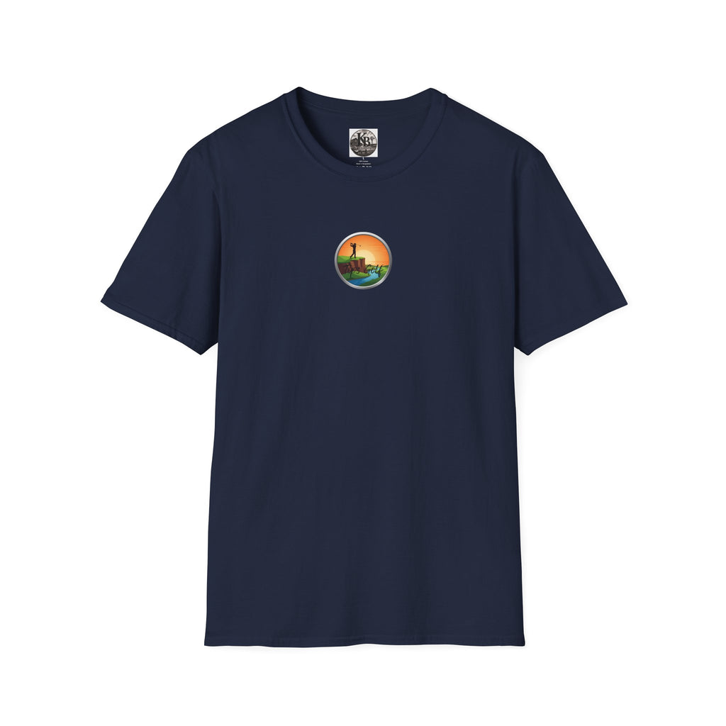 Golf Sunset River View T-Shirt — Scenic Golf Course Shirt