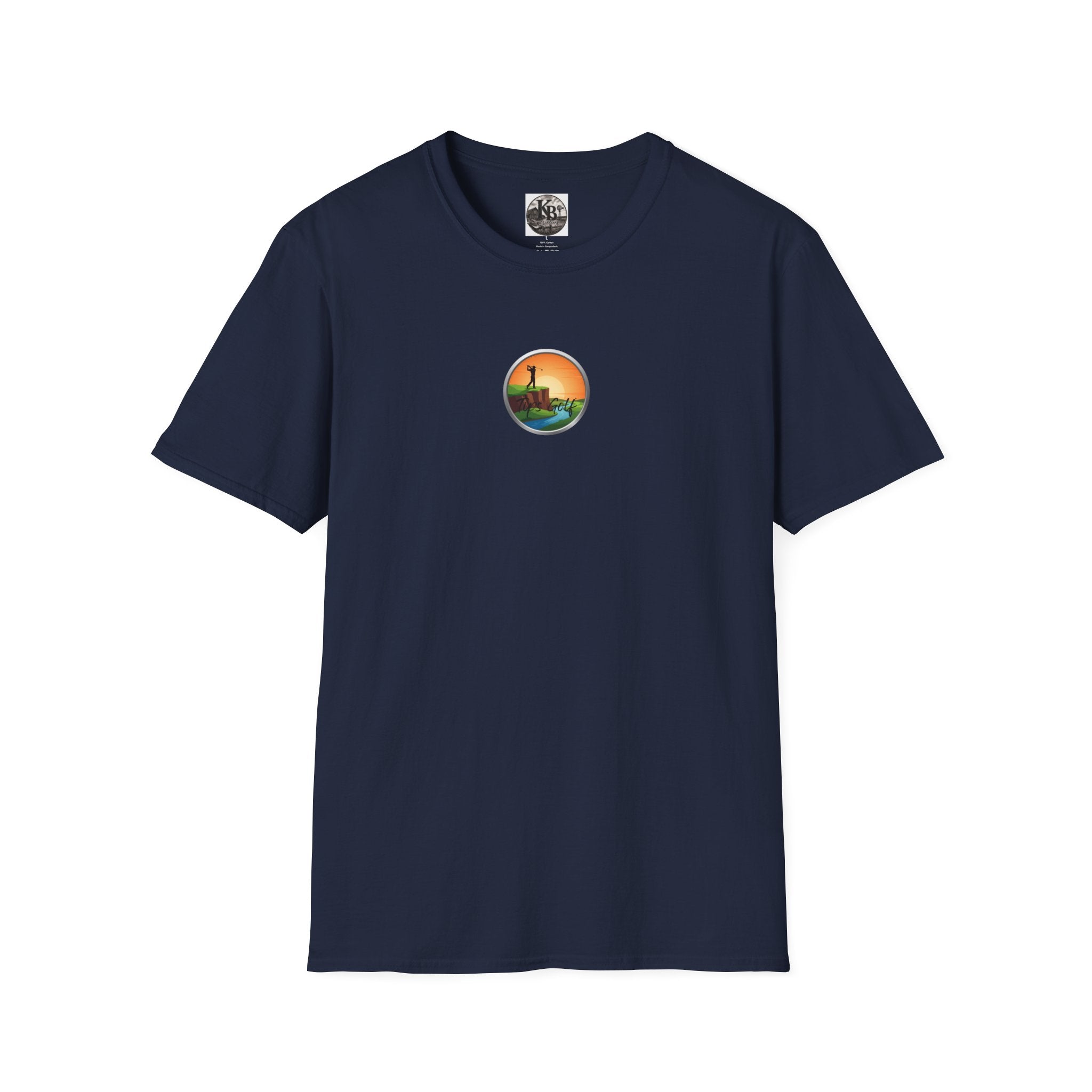Golf Sunset River View T-Shirt — Scenic Golf Course Shirt