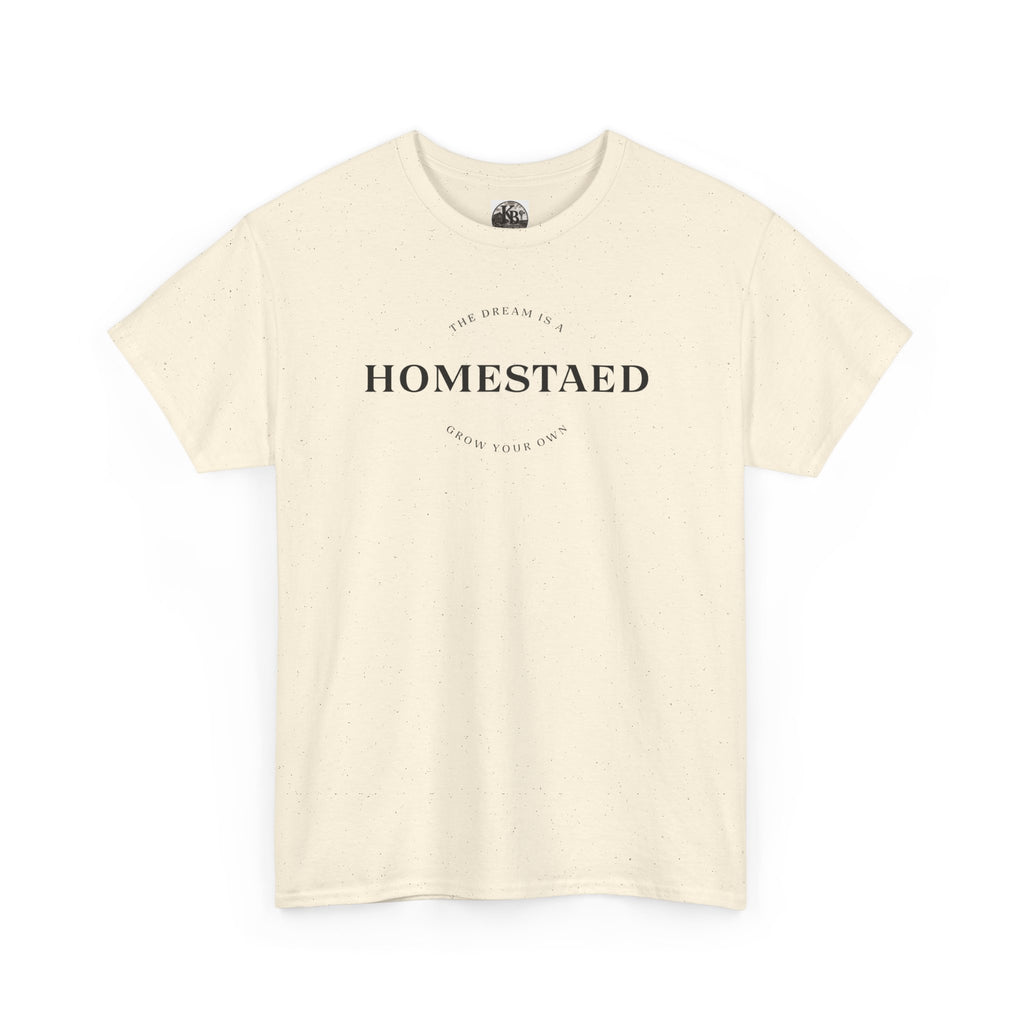 Homestead Logo Tee | Rustic Farmhouse Typography T-Shirt