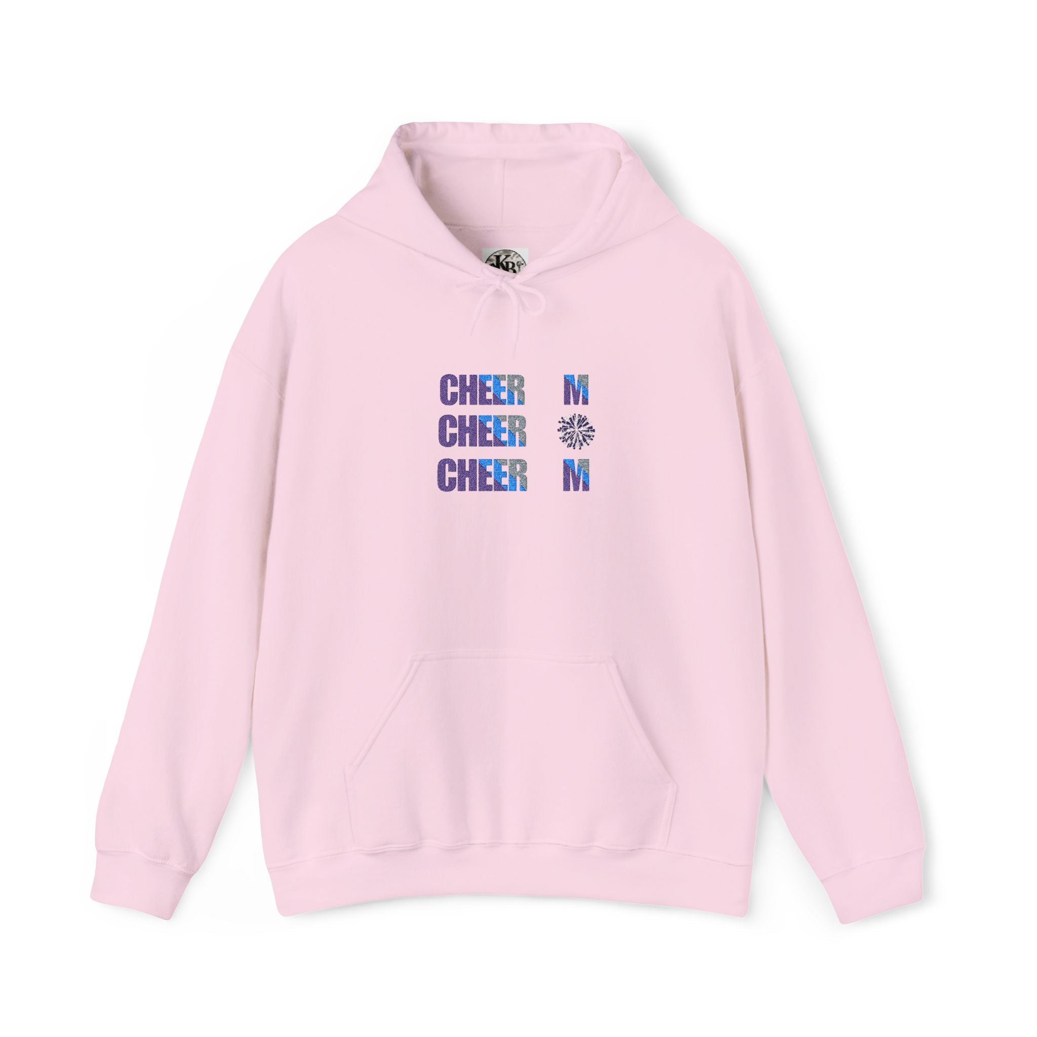 Cheer Mom Hoodie — Retro Floral "CHEER MOM" Graphic Sweatshirt
