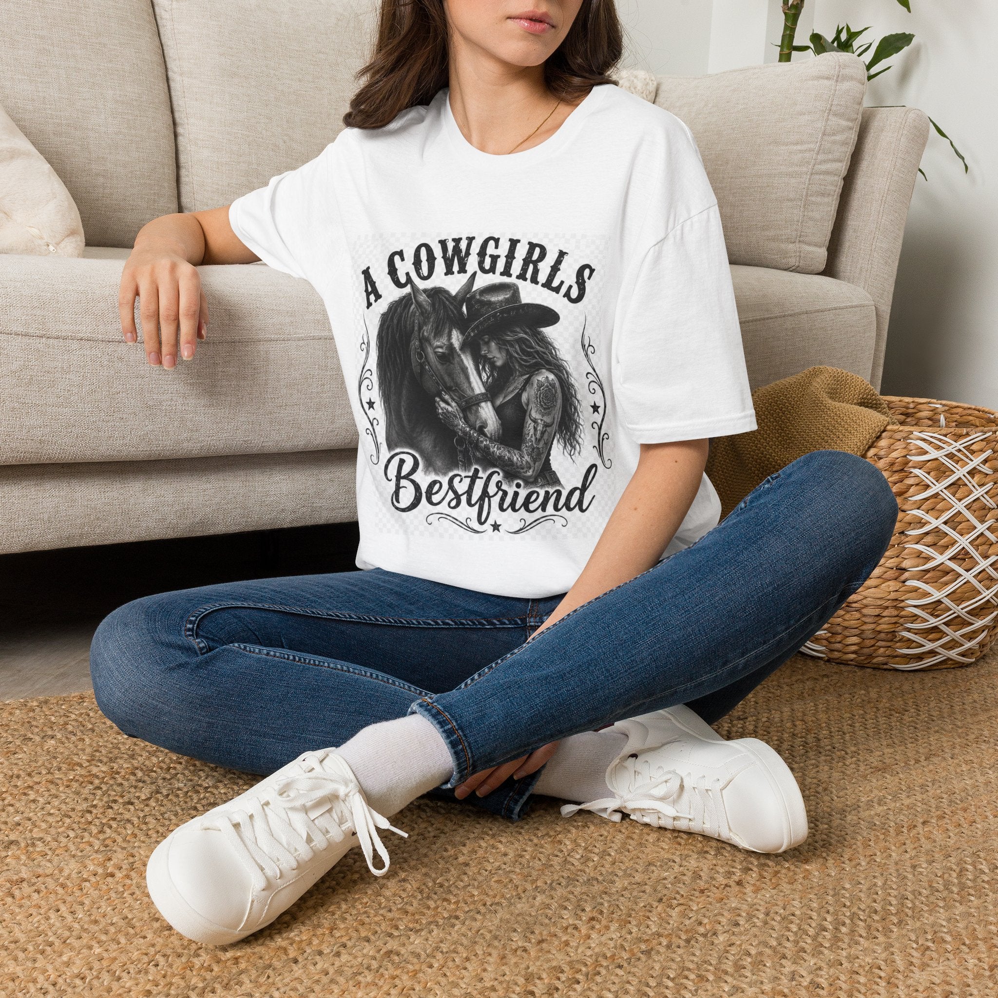 Cute Cowgirls Best Friend Tee