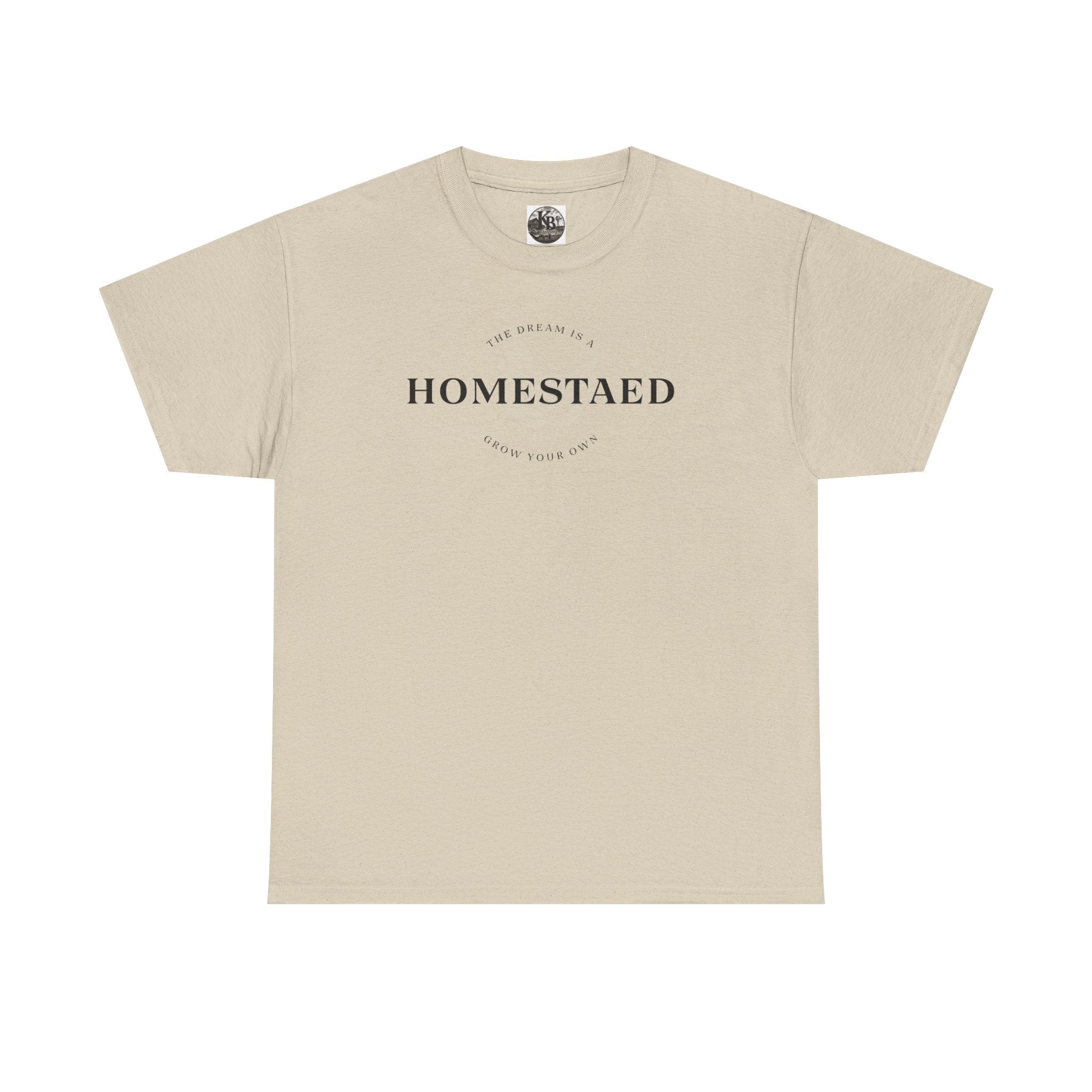 Homestead Logo Tee | Rustic Farmhouse Typography T-Shirt