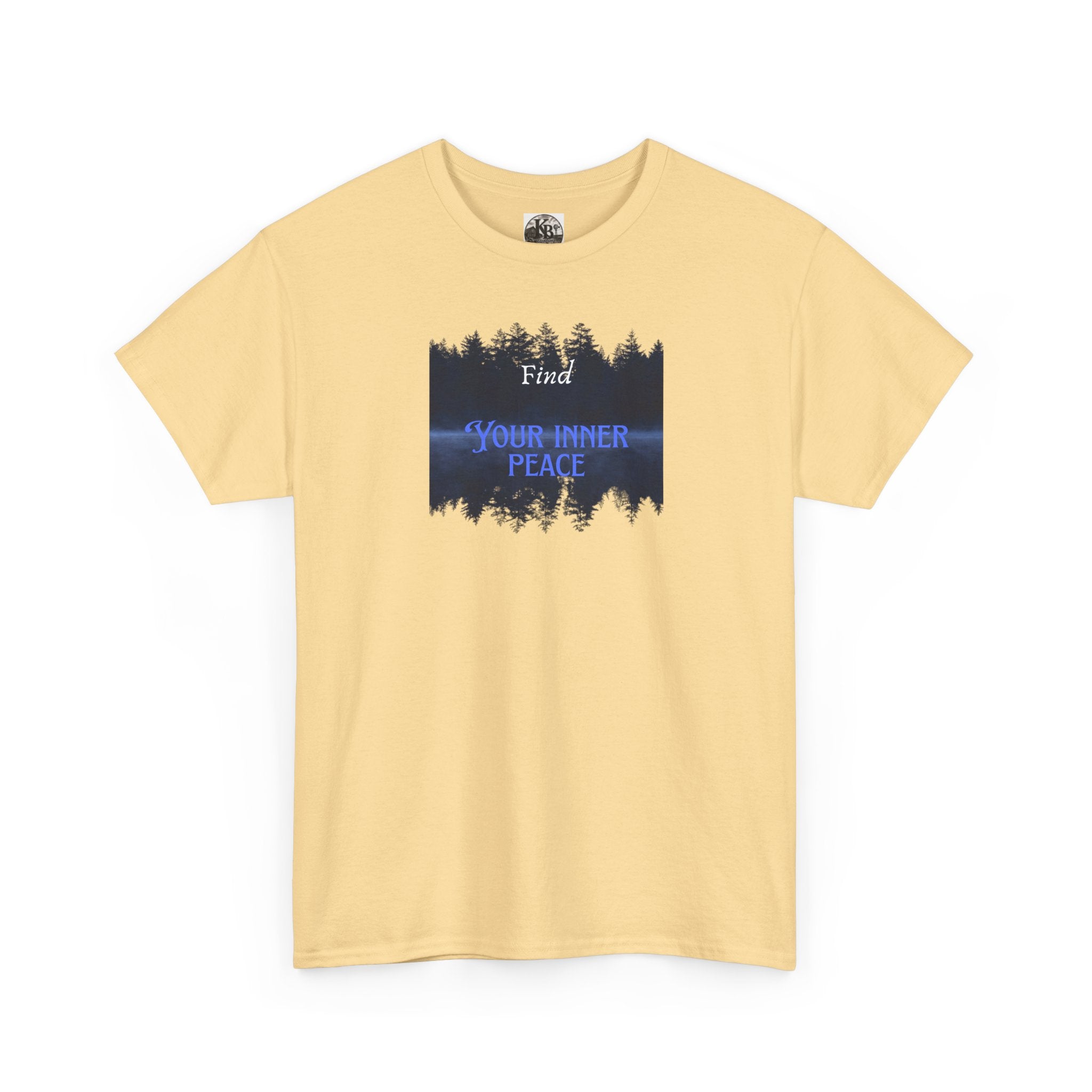Find Your Inner Peace Tee | Forest Reflection Graphic Shirt