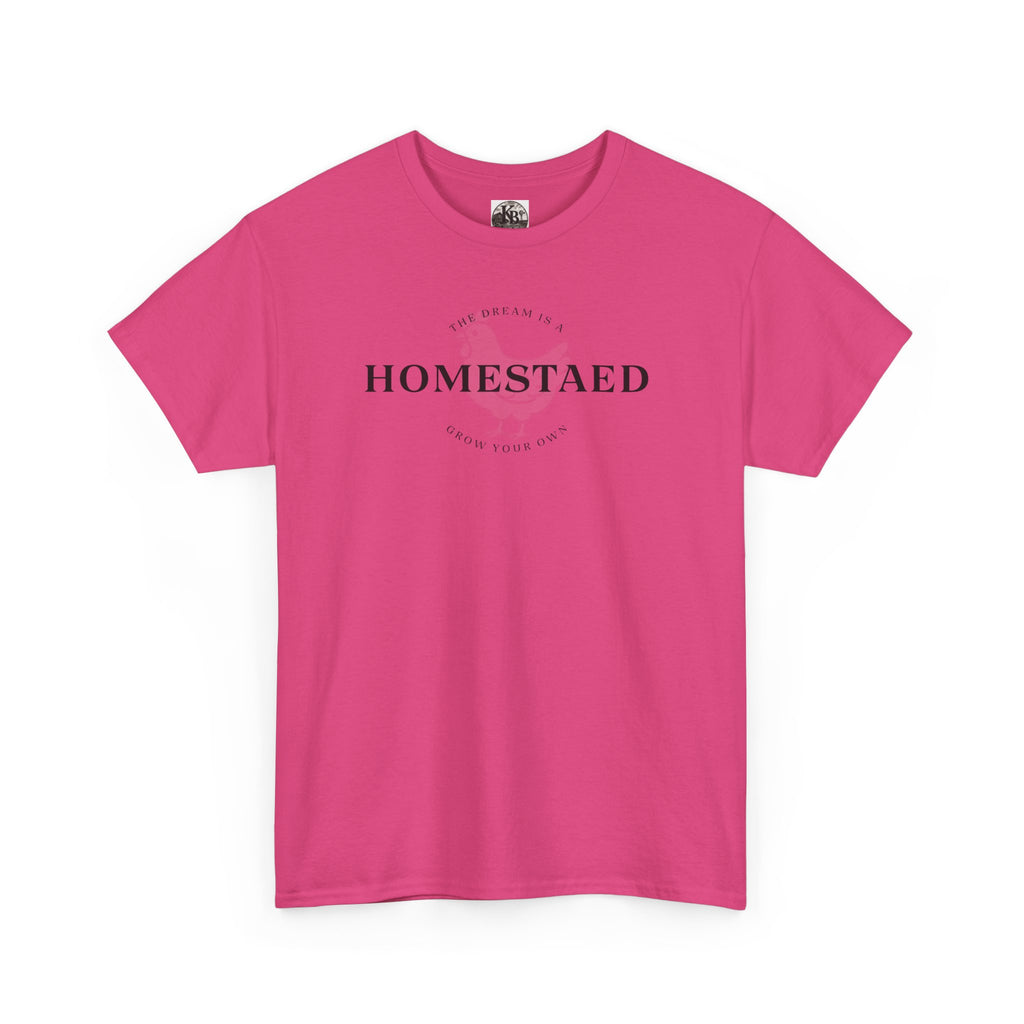Homestead Logo Tee | Rustic Farmhouse Typography T-Shirt