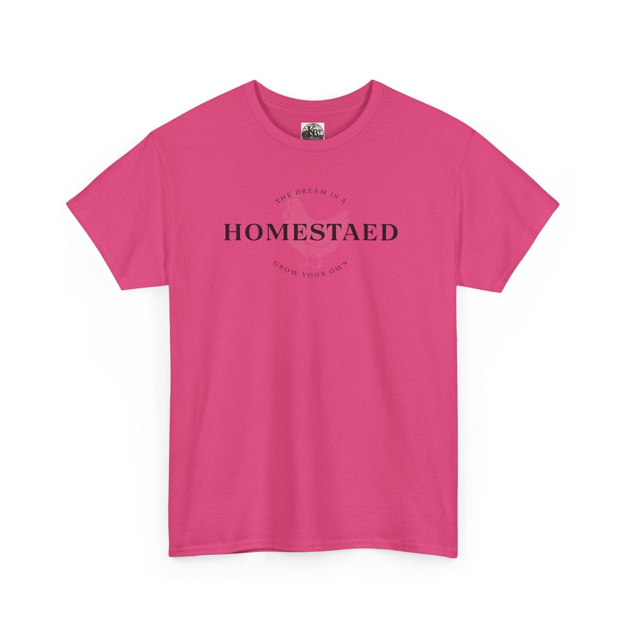Homestead Logo Tee | Rustic Farmhouse Typography T-Shirt