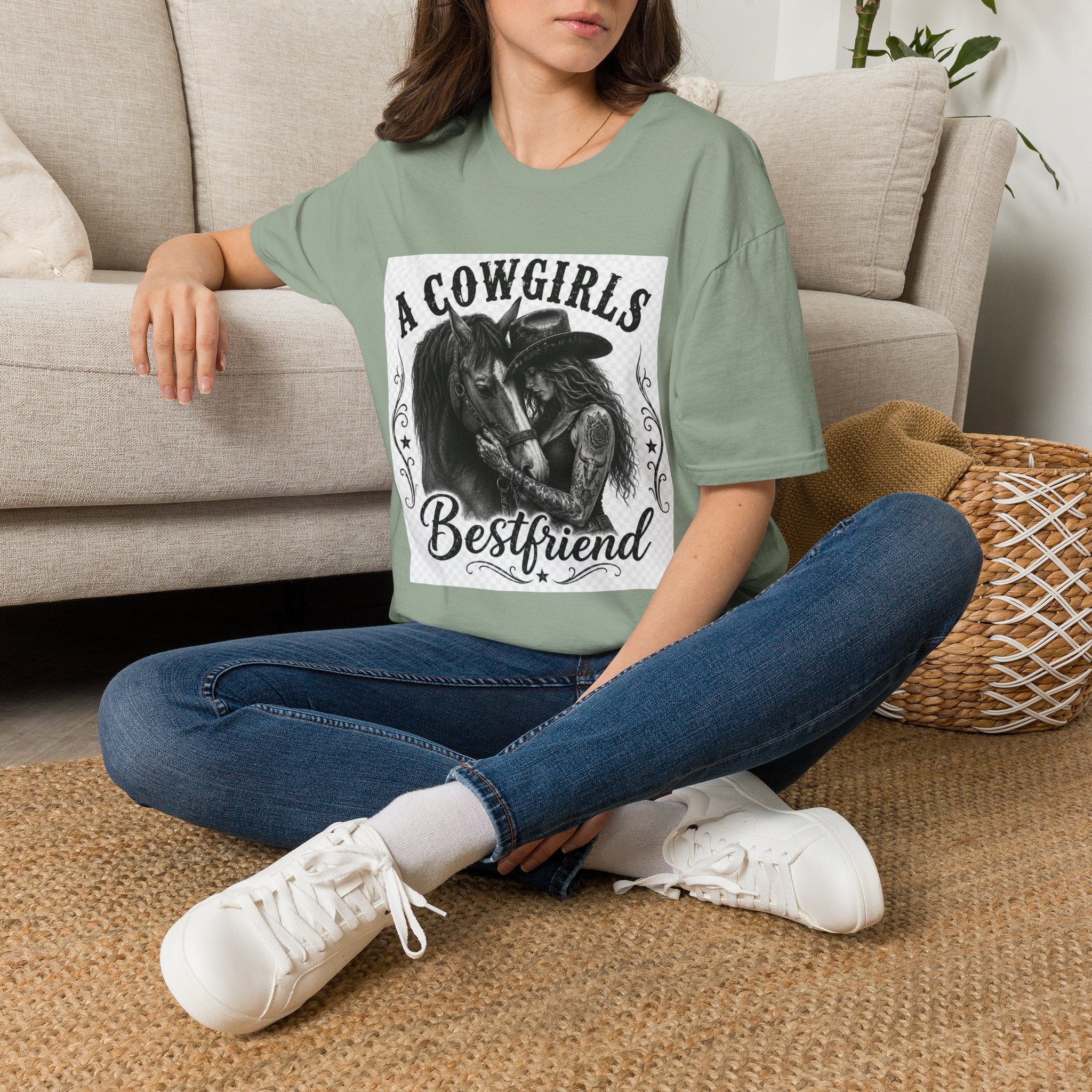 Cute Cowgirls Best Friend Tee