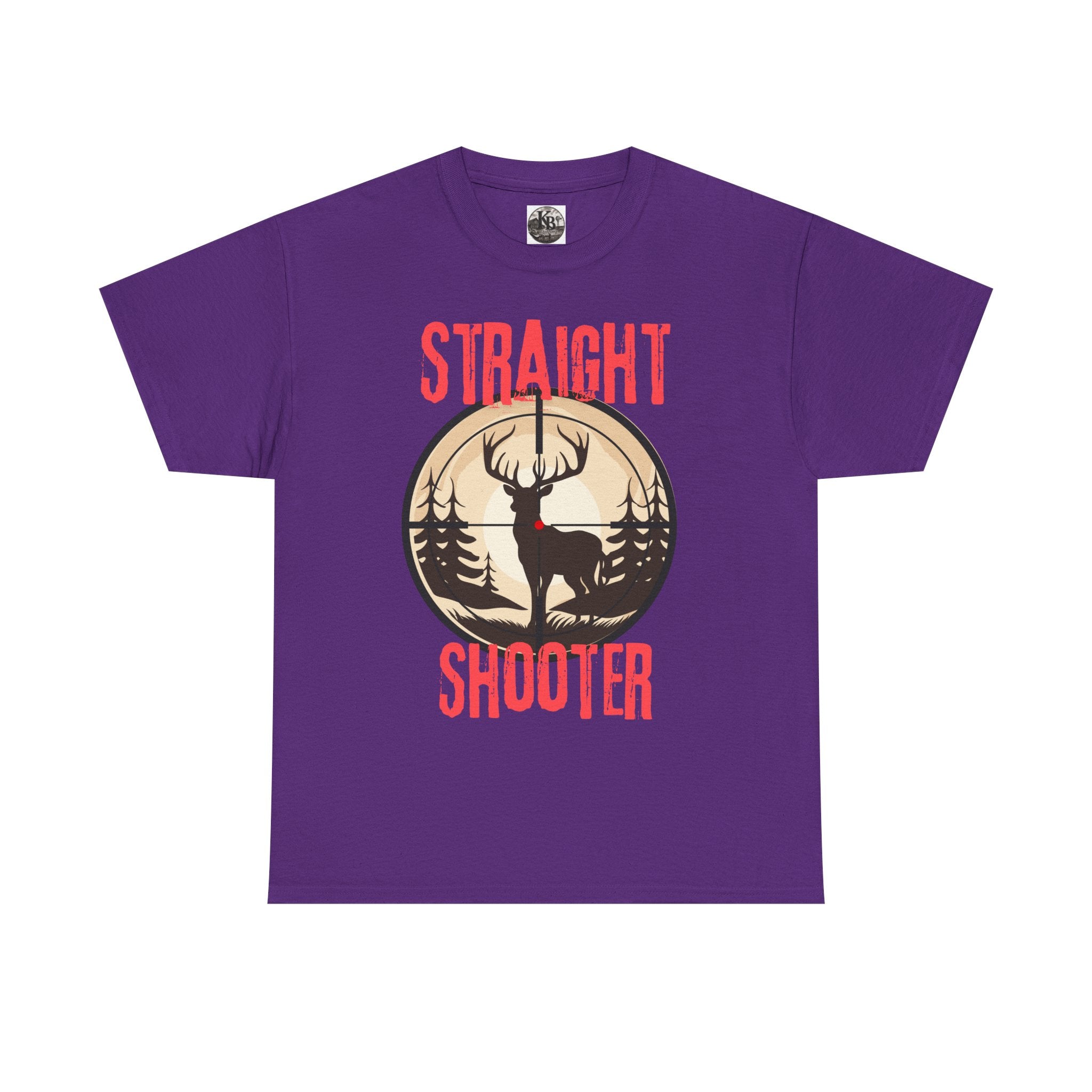 Deer Hunter "Straight Shooter" 100% Cotton T-Shirt - Vintage Outdoors Hunting Tee