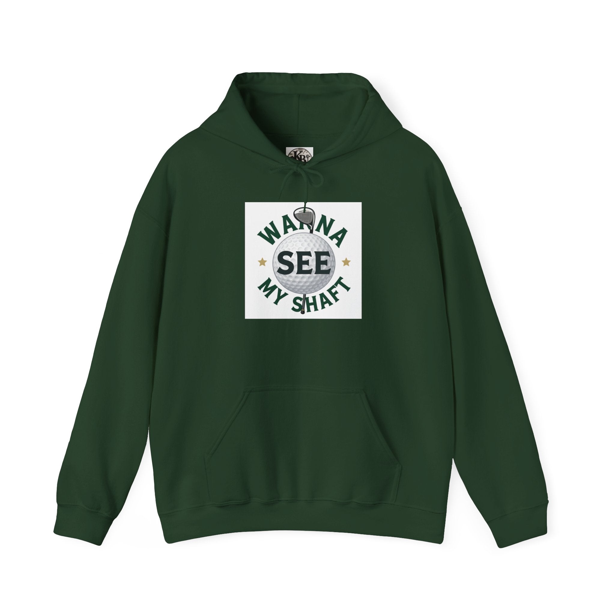 Hoodie — "Wanna See My Shaft" Funny Golfing Graphic Pullover
