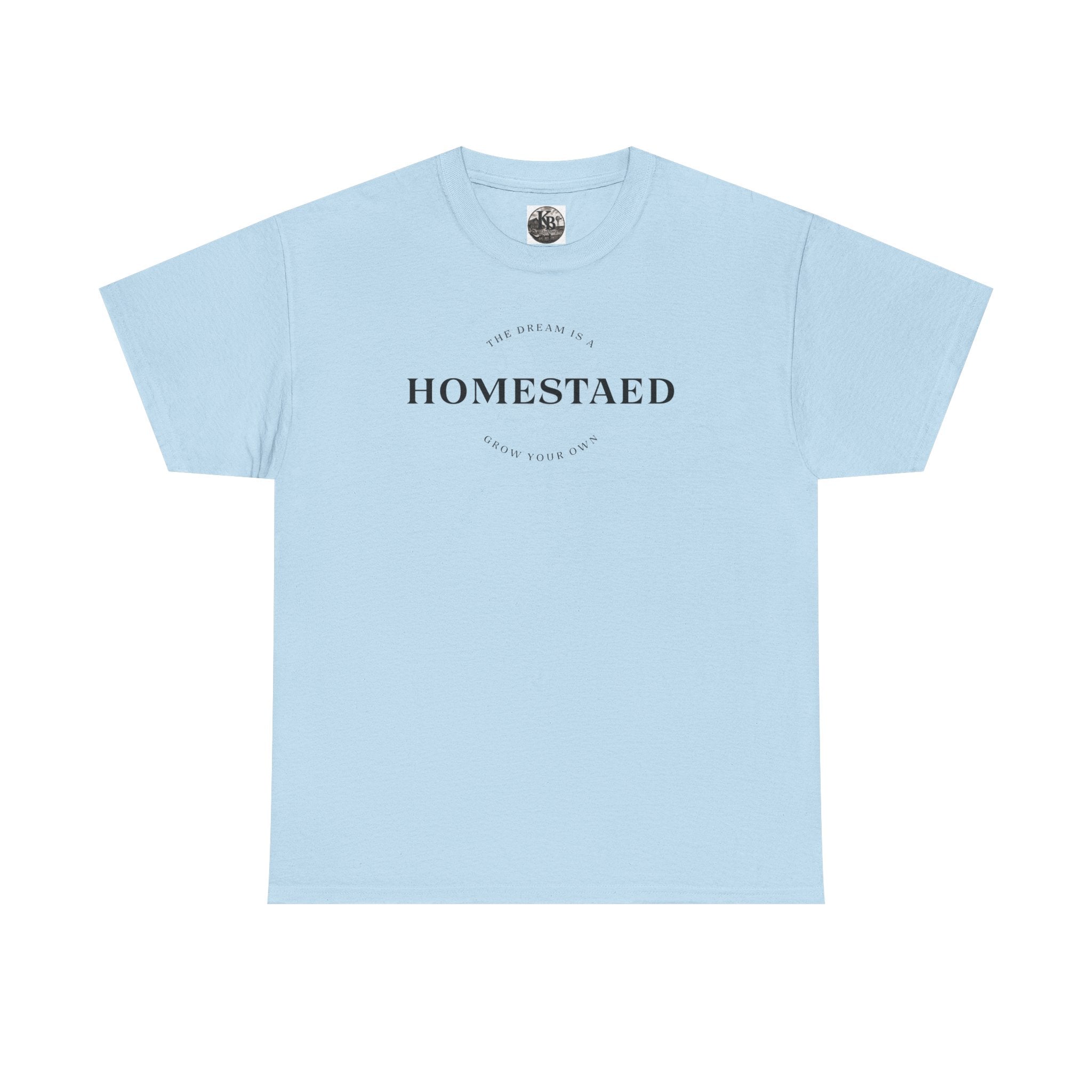 Homestead Logo Tee | Rustic Farmhouse Typography T-Shirt