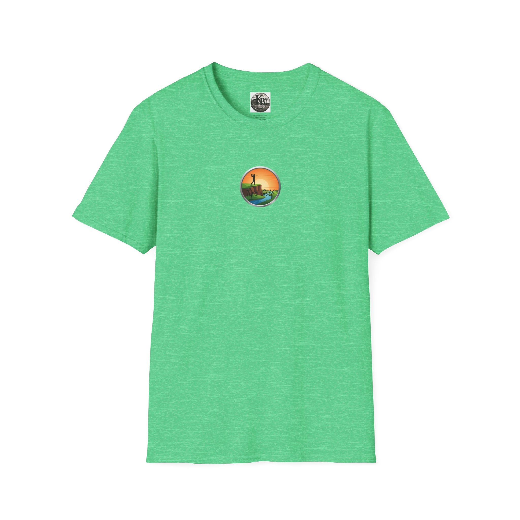 Golf Sunset River View T-Shirt — Scenic Golf Course Shirt