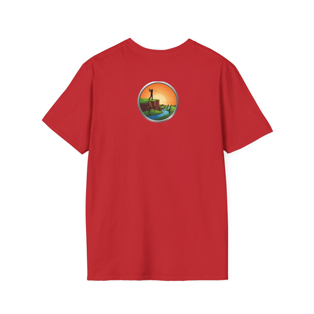 Golf Sunset River View T-Shirt — Scenic Golf Course Shirt