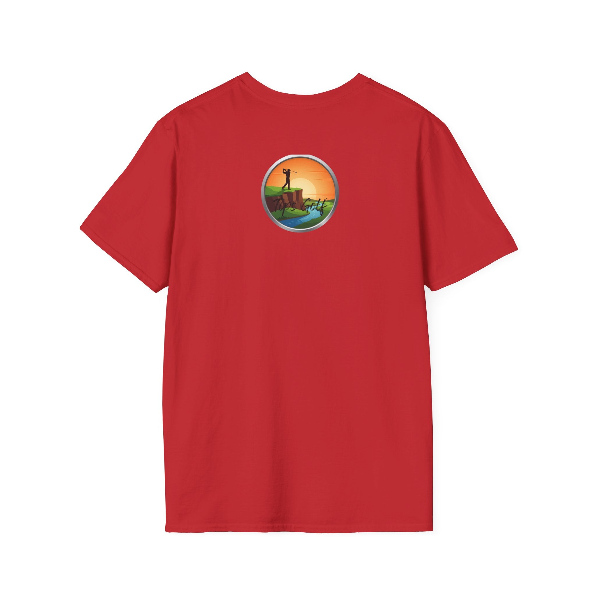 Golf Sunset River View T-Shirt — Scenic Golf Course Shirt